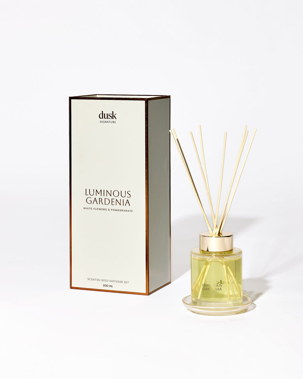 Luminous Gardenia Scented Reed Diffuser Set 200mL