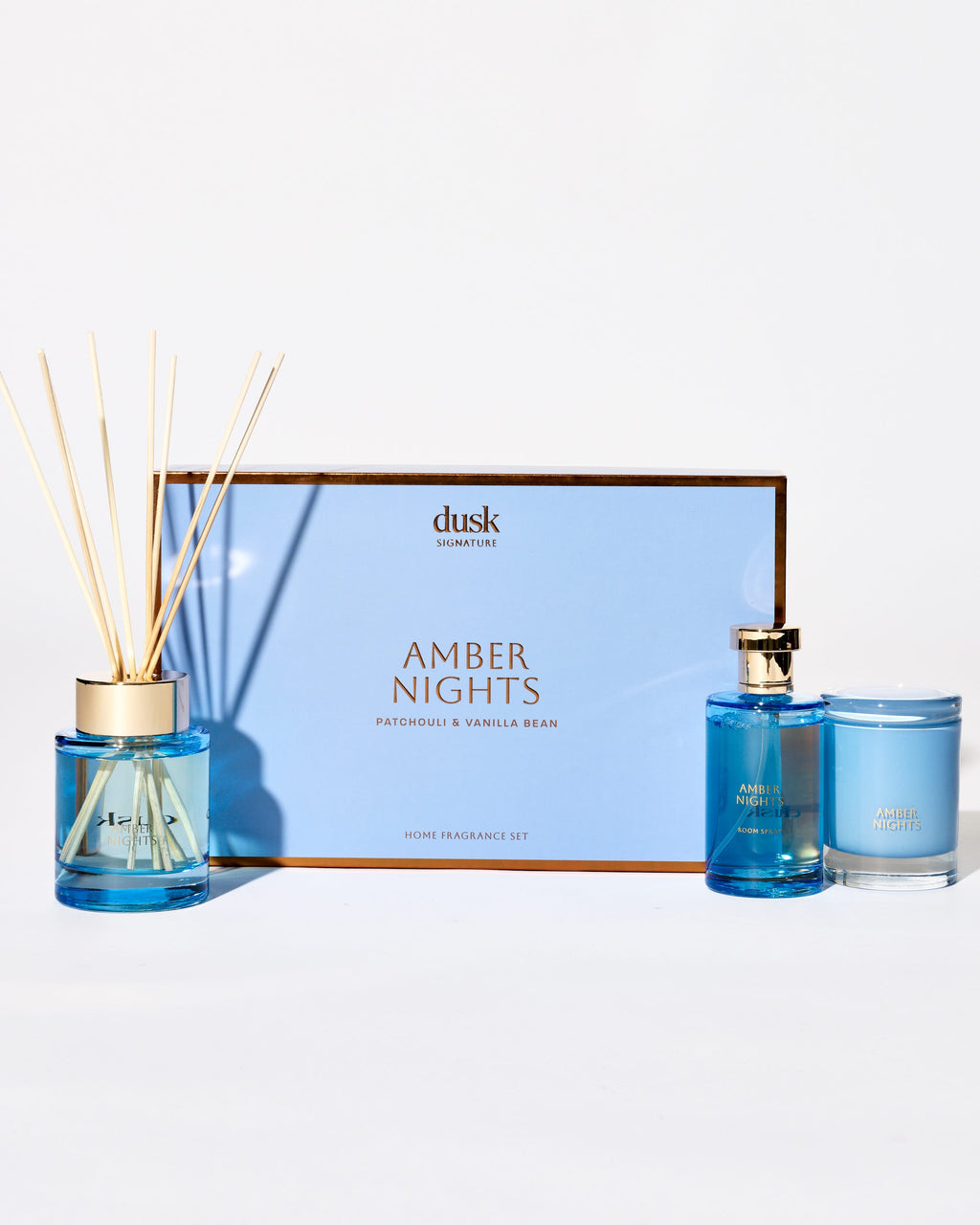 Amber Nights Home Fragrance Set