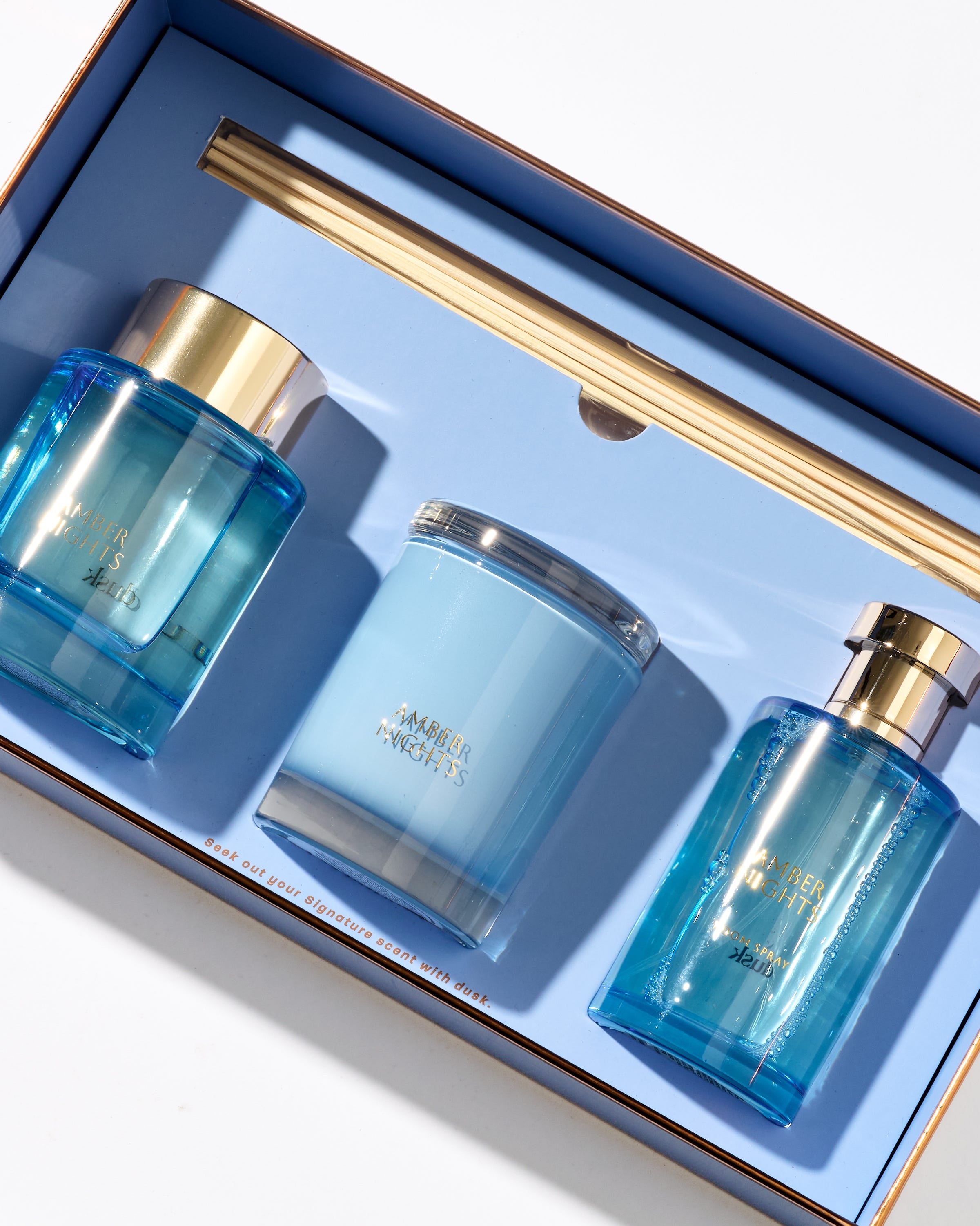 Amber Nights Home Fragrance Set