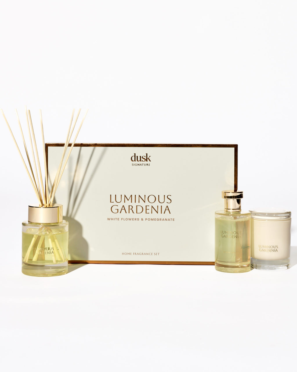 Luminous Gardenia Home Fragrance Gift Set