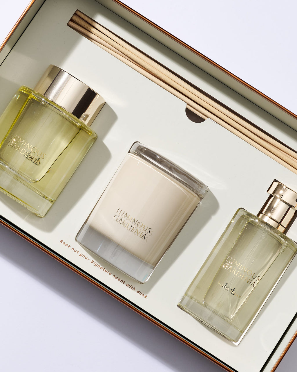 Luminous Gardenia Home Fragrance Gift Set