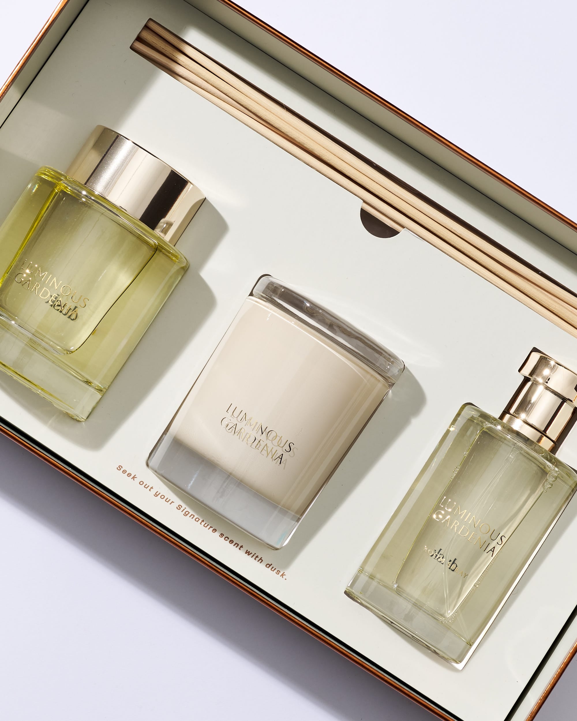 Luminous Gardenia Home Fragrance Gift Set