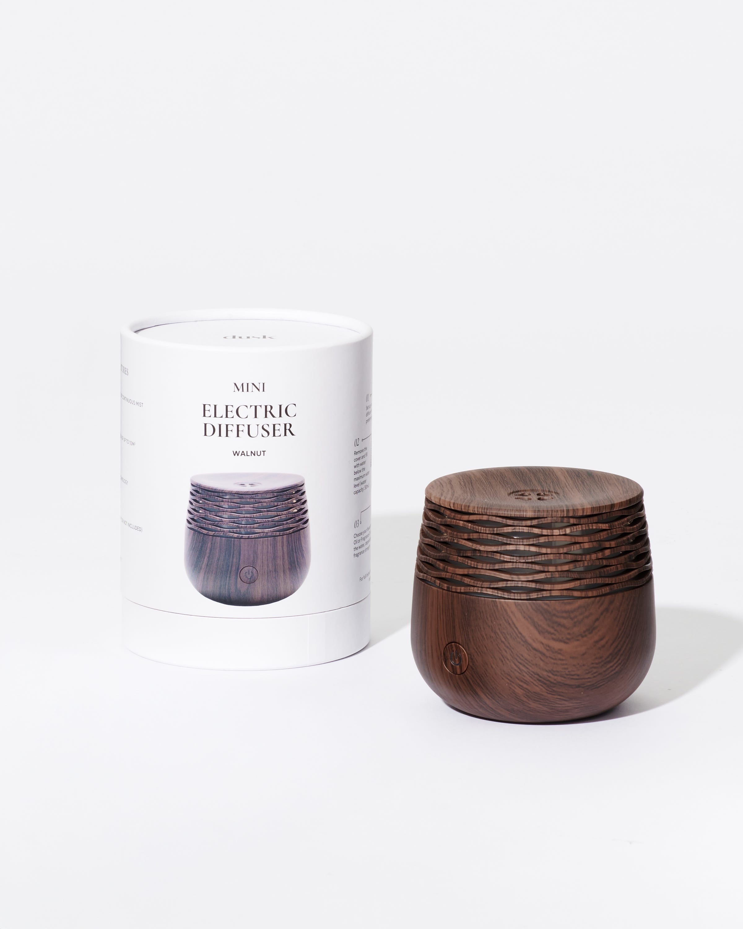 Mini Electric Diffuser Walnut
