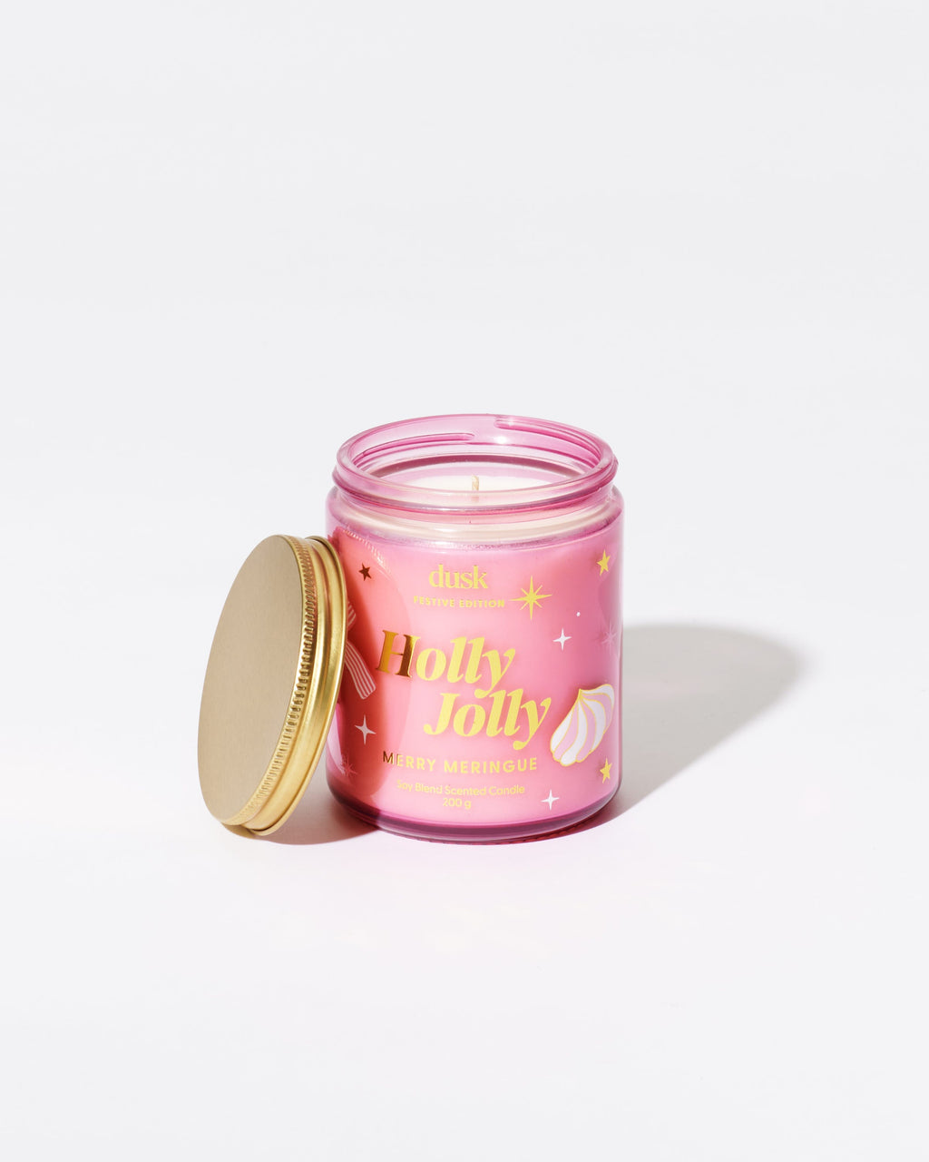 Holly Jolly Merry Meringue Soy Blend Scented Candle 200g