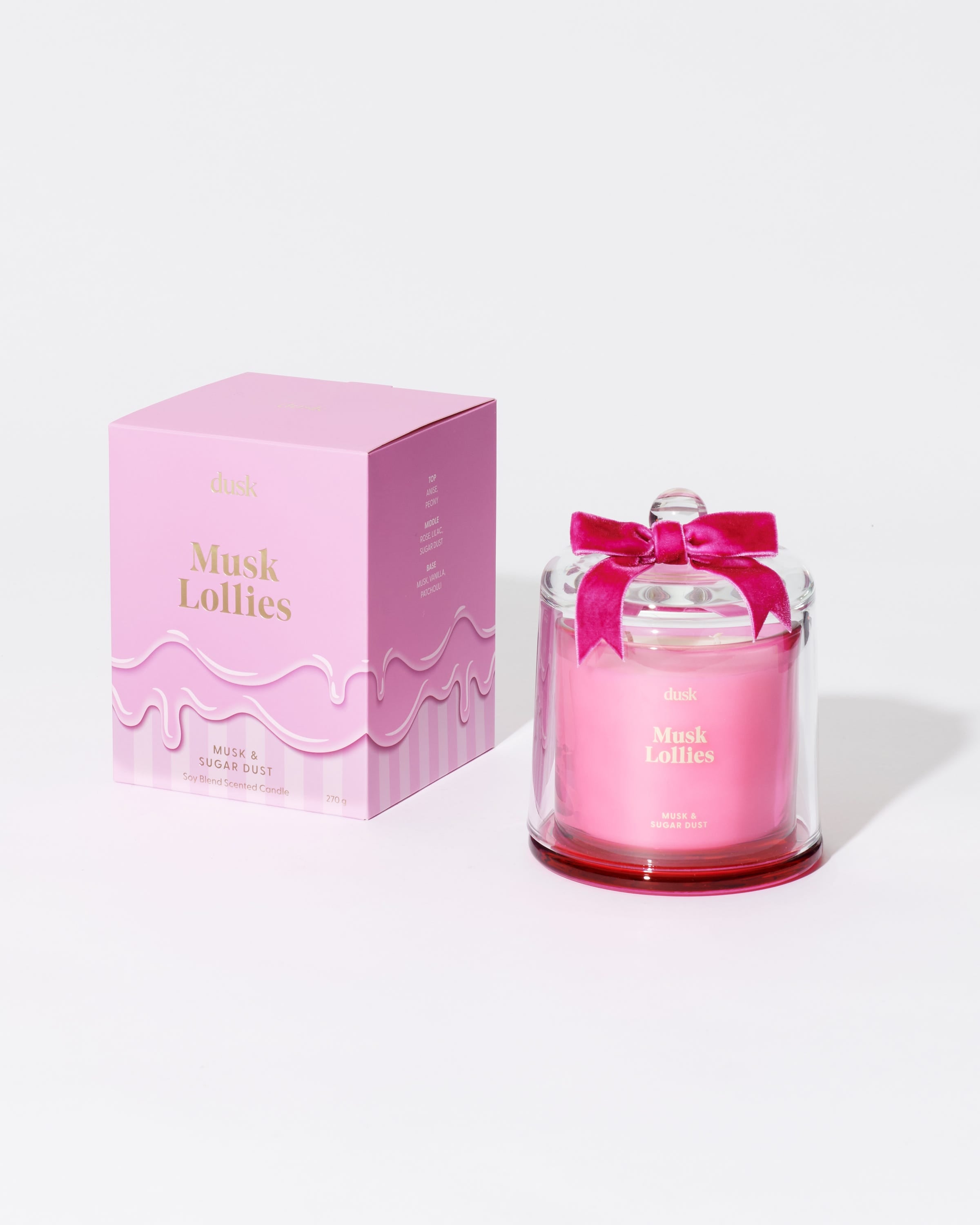 Musk Lollies Soy Blend Scented Candle 270 g