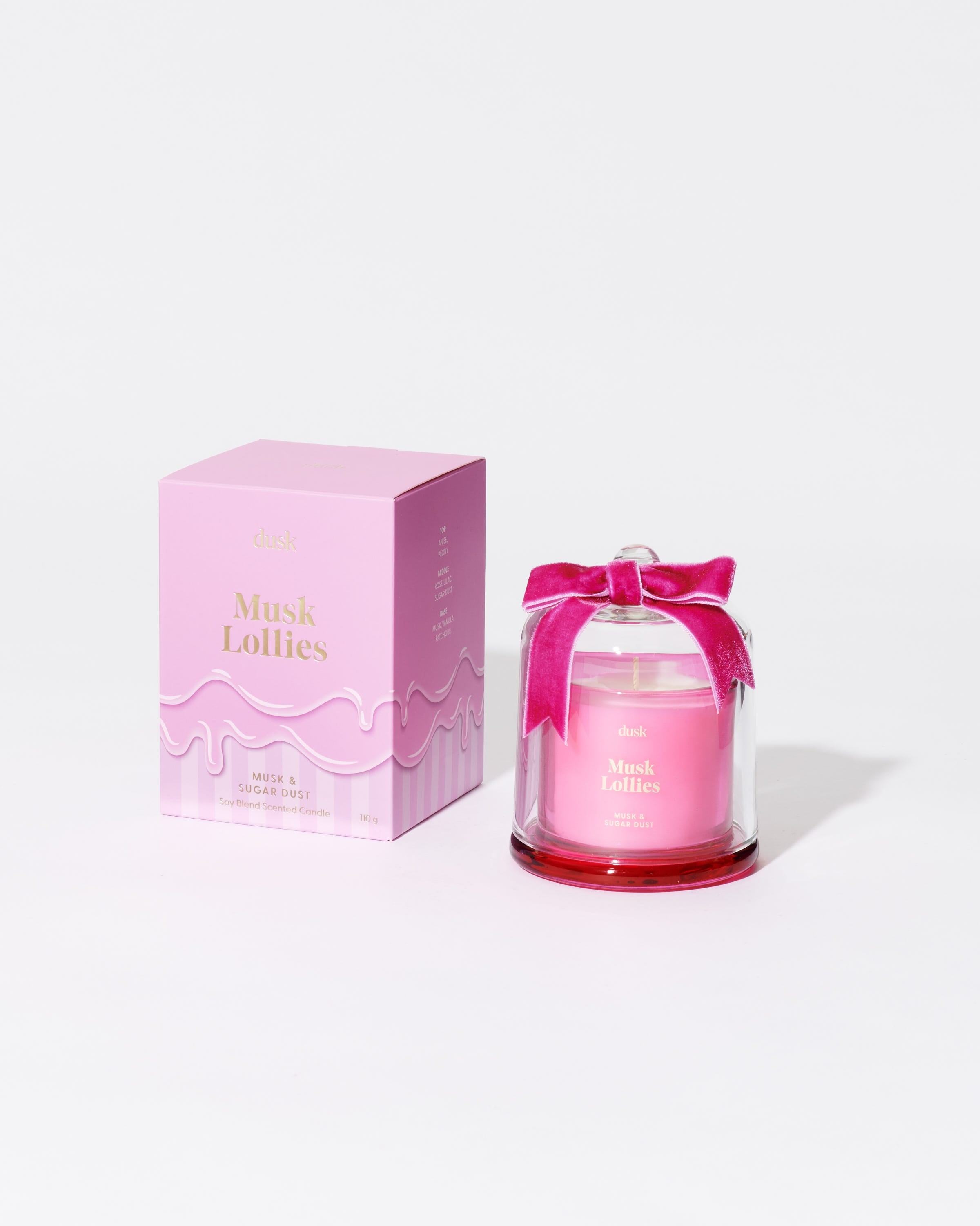 Musk Lollies Soy Blend Scented Candle 110 g