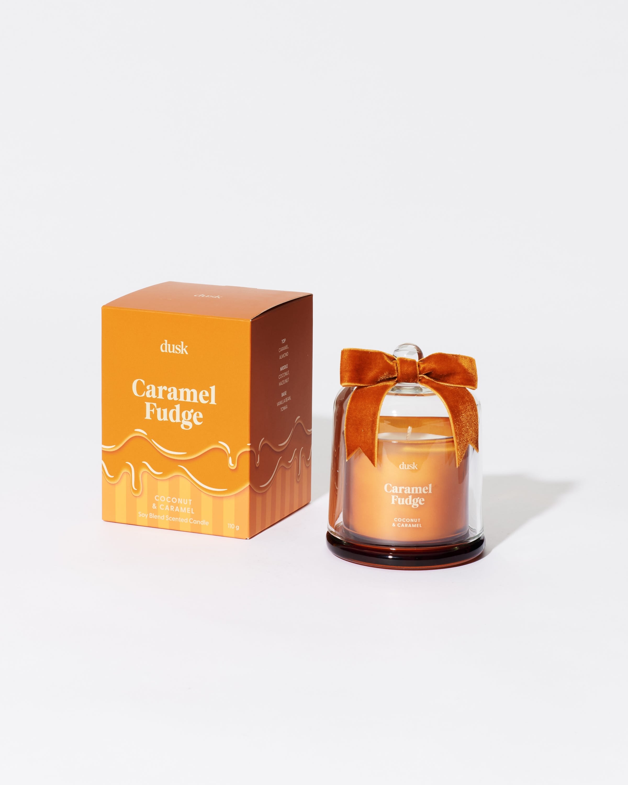 Caramel Fudge Soy Blend Scented Candle 110 g