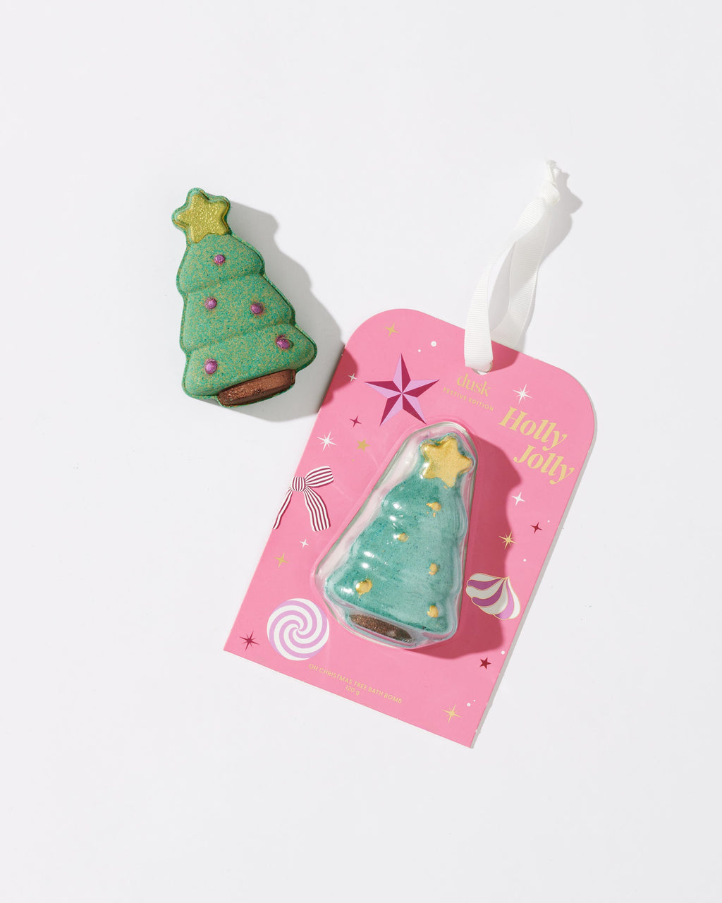Holly Jolly Merry Meringue Tree Bath Bomb 120 g