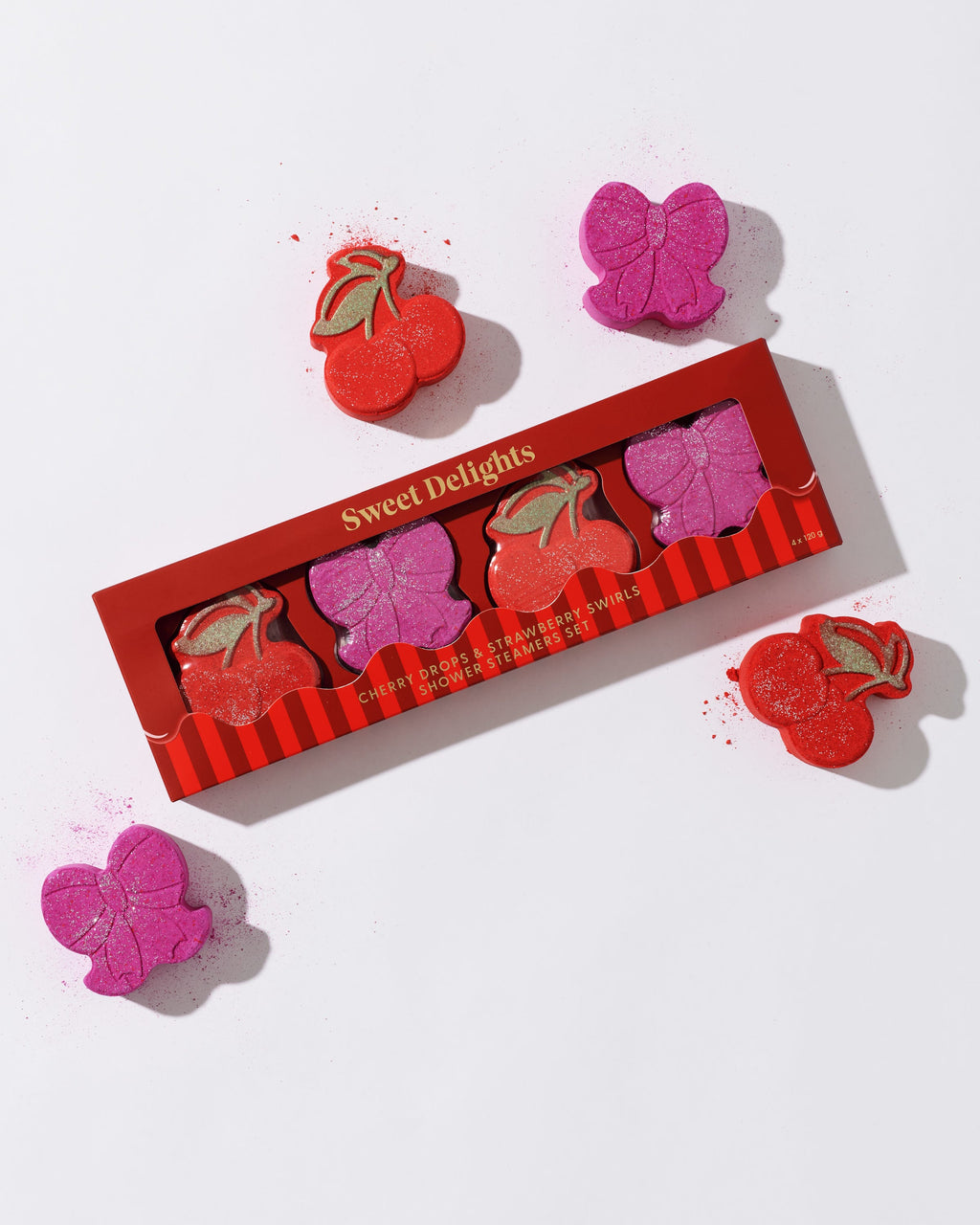 Sweet Delights Shower Steamers 4 x 120 g