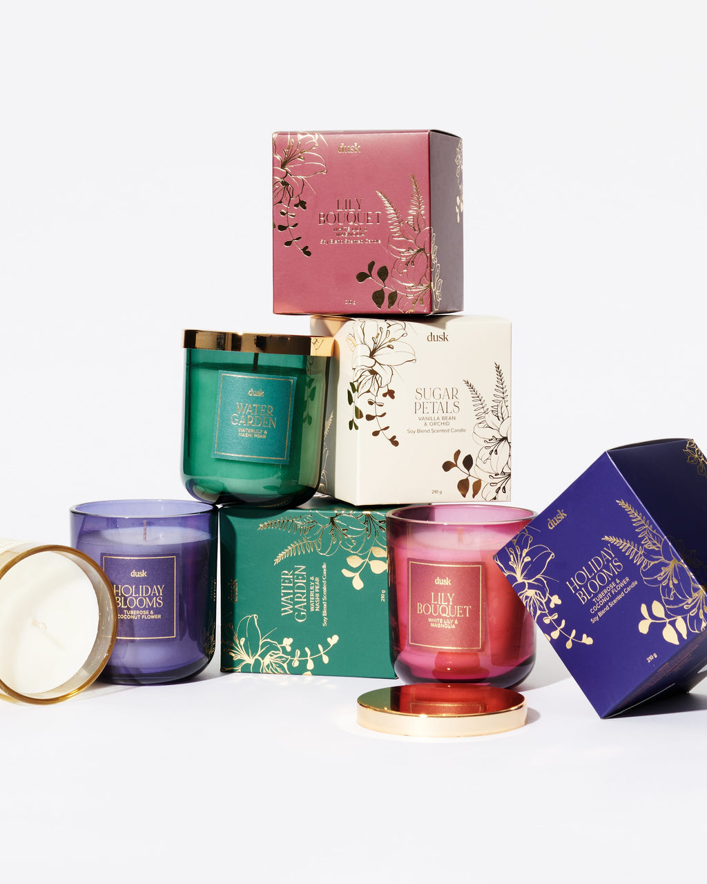 Lily Bouquet Soy Blend Scented Candle 210 g