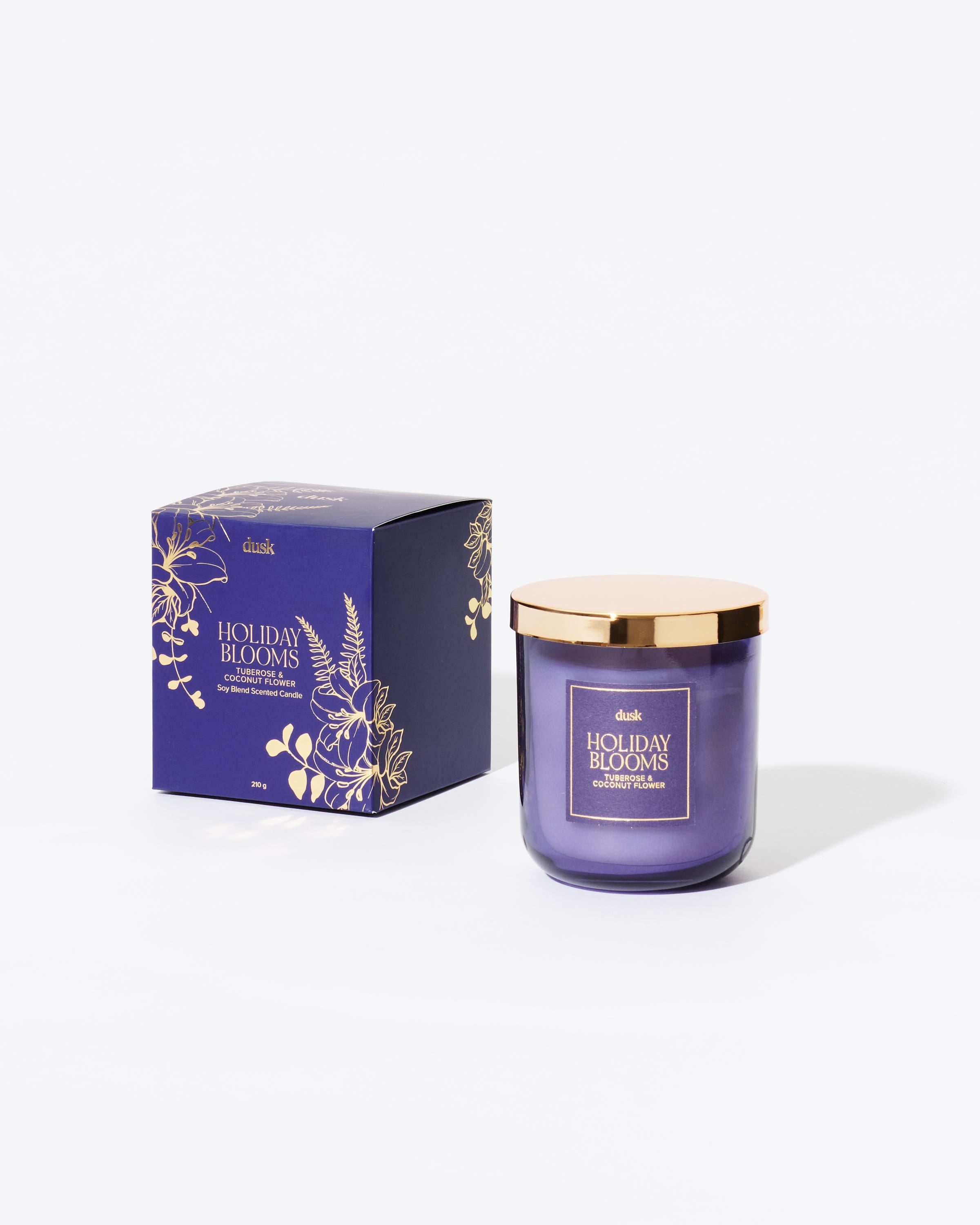 Holiday Blooms Soy Blend Scented Candle 210 g