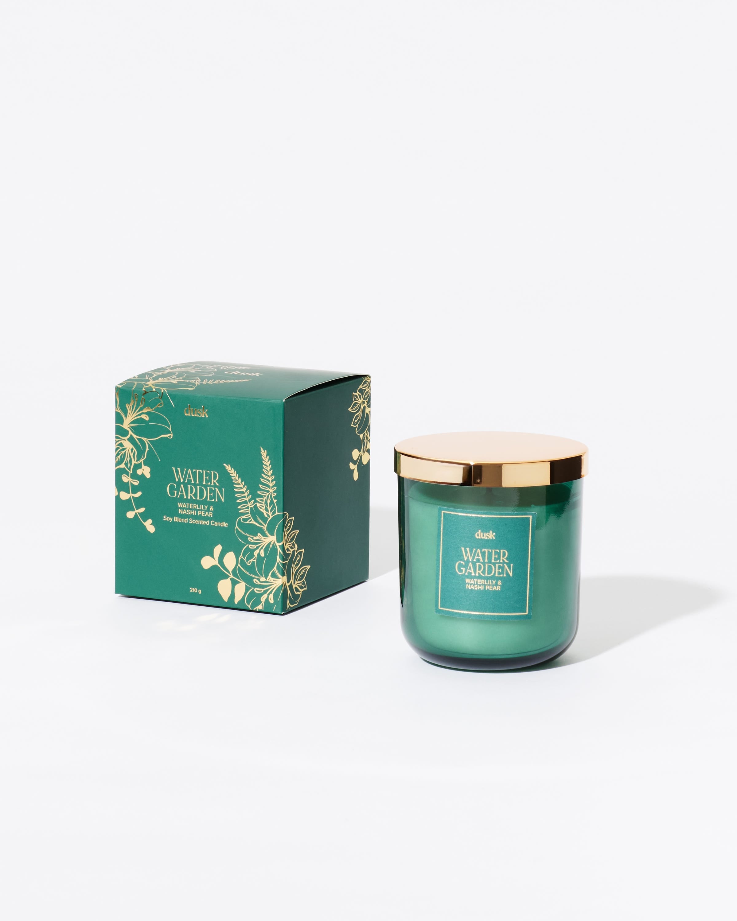 Water Garden Soy Blend Scented Candle 210 g