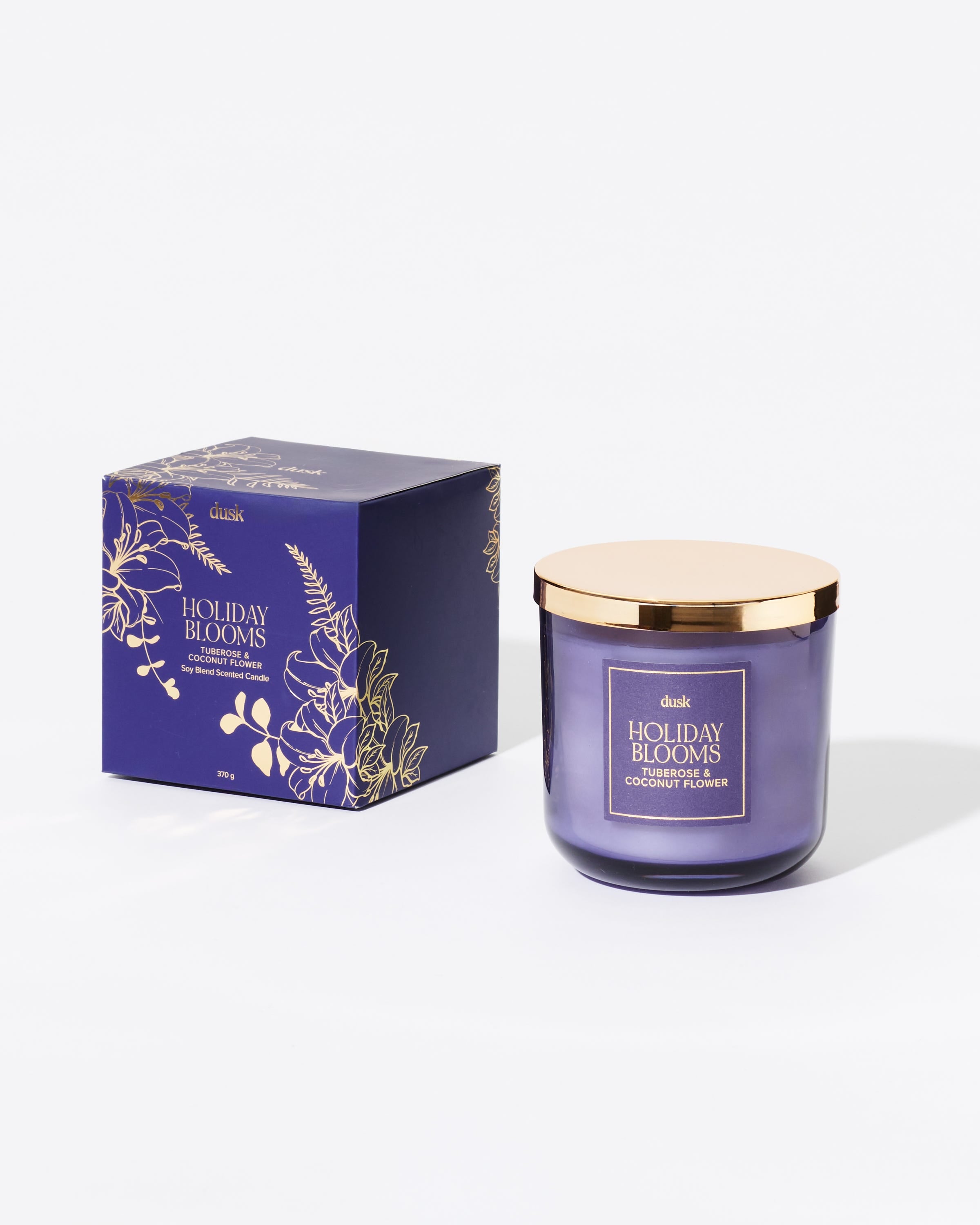 Holiday Blooms Soy Blend Scented Candle 370 g