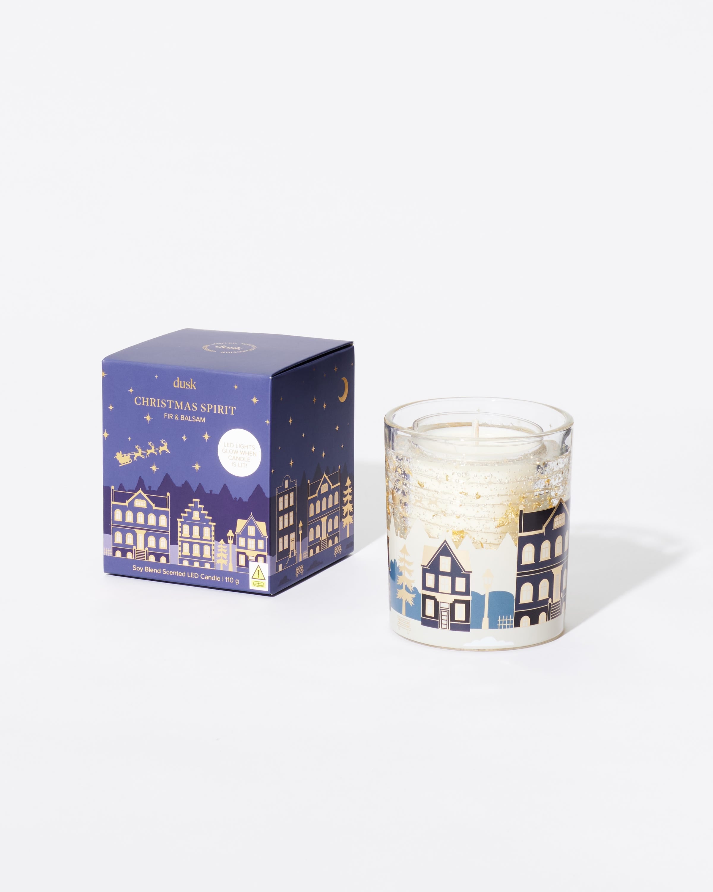 Christmas Spirit Soy Blend Scented LED Candle 110 g
