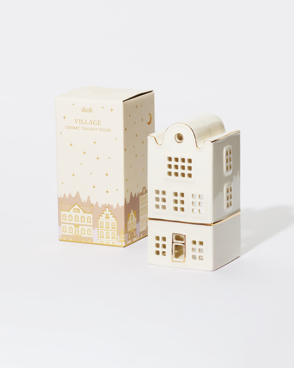 Village Ceramic Tealight House