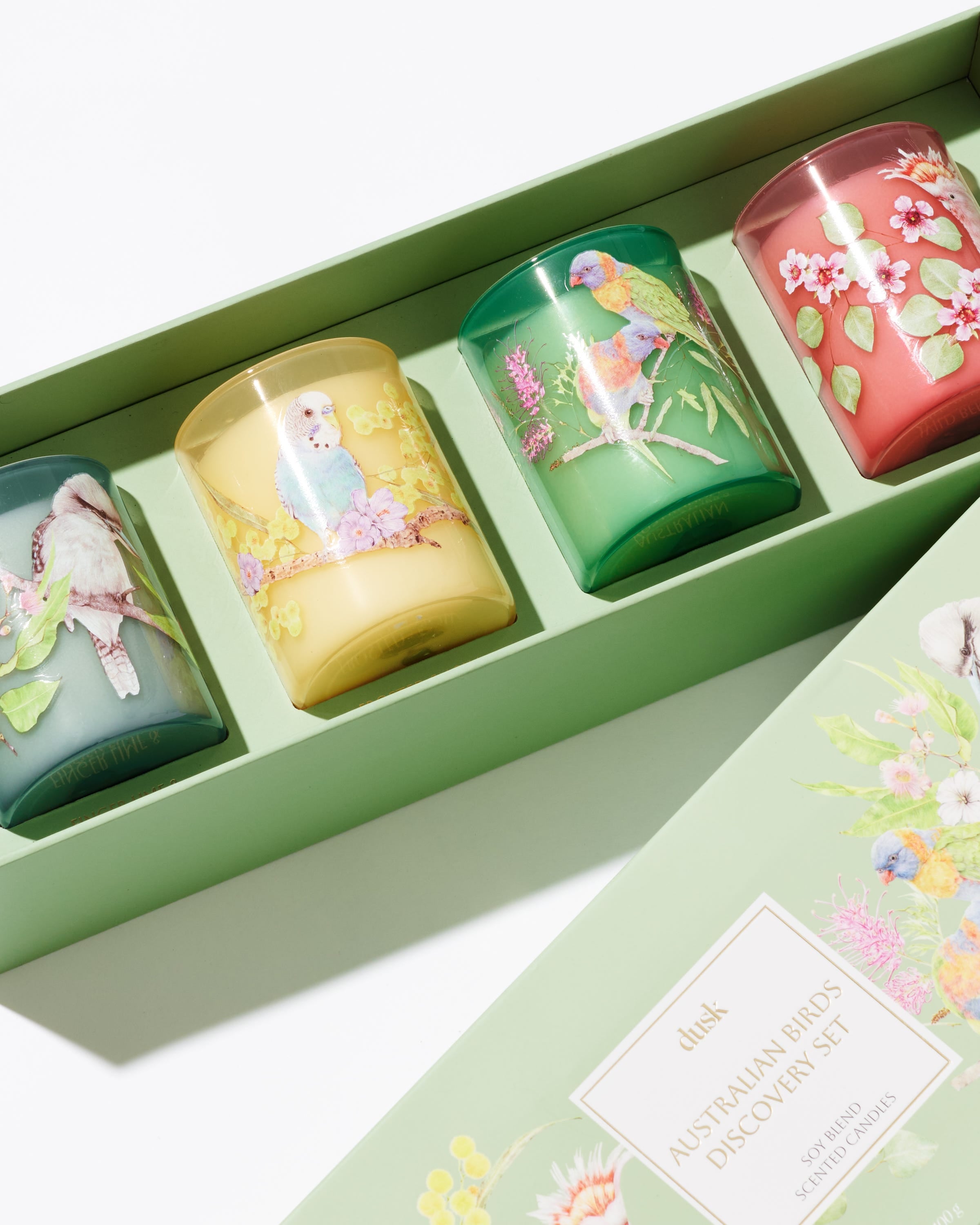 Australian Birds Scented Candle Discovery Set 100g 4pk