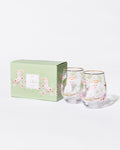 Pink Cockatoo Wine Glasses 2 Pack