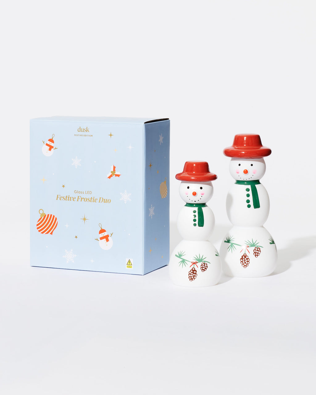 Festive Frostie Duo Glass LED