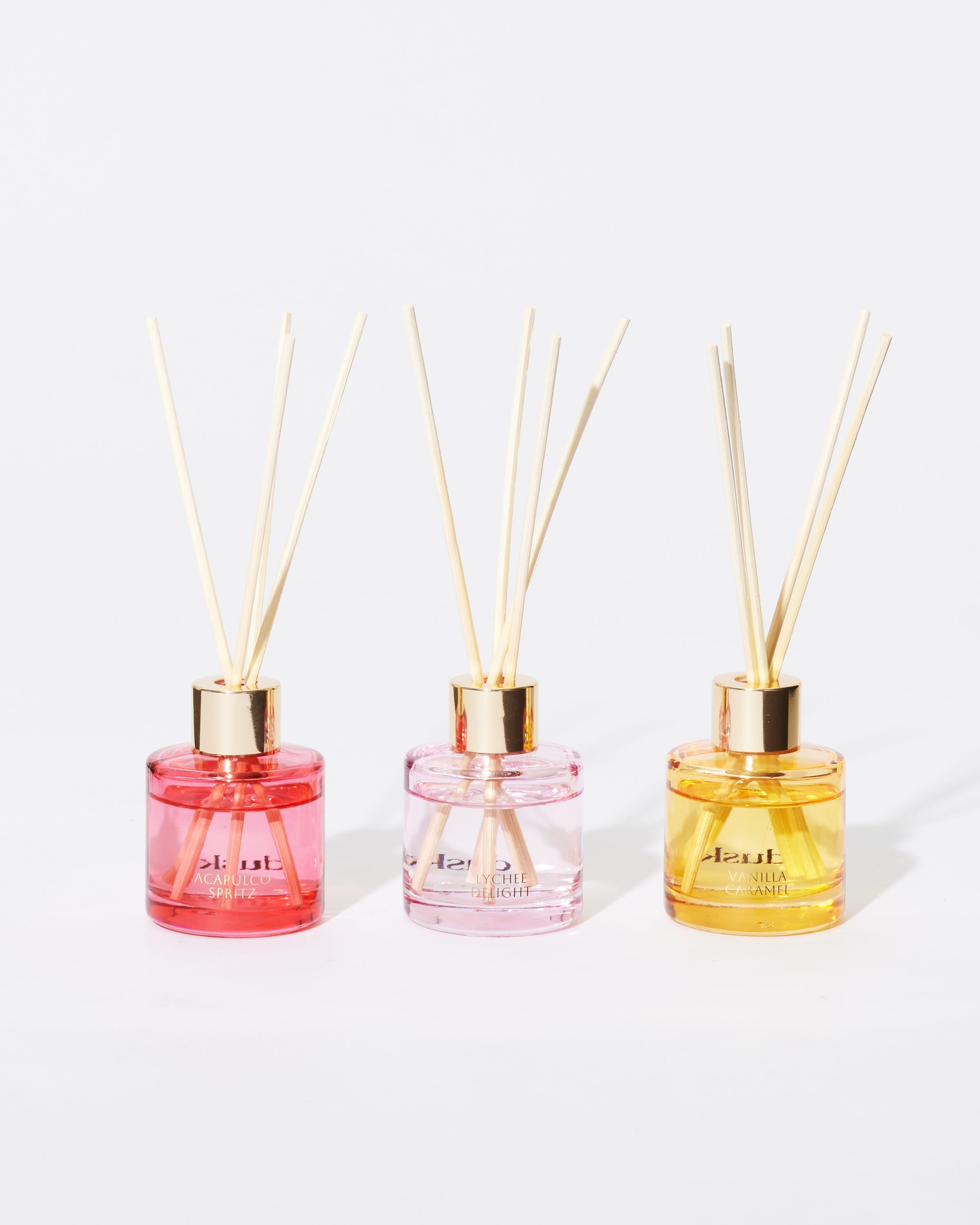 Gourmand Collection Mini Scented Reed Diffuser Trio