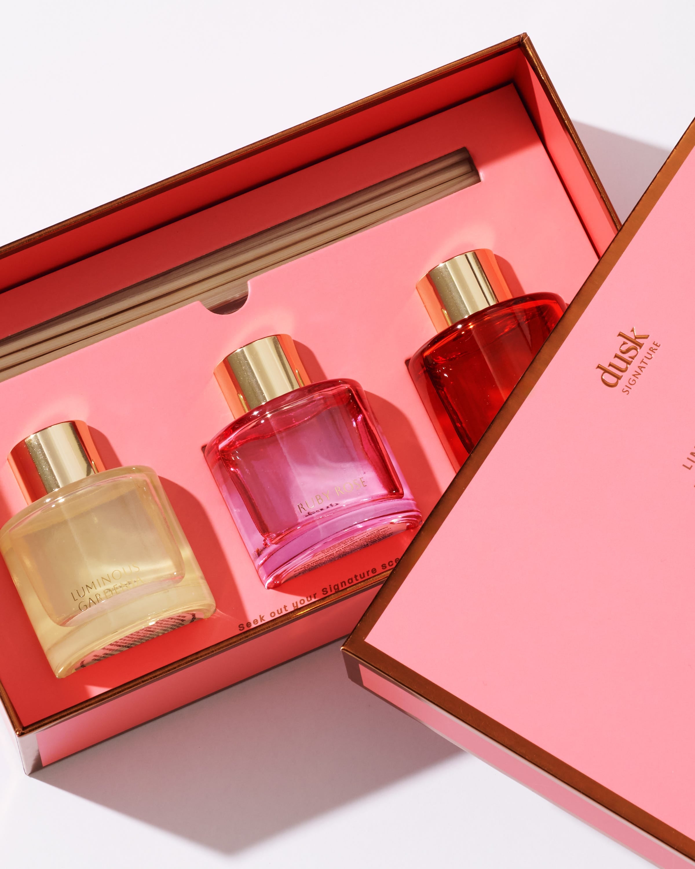 Floral Collection Mini Scented Reed Diffuser Trio