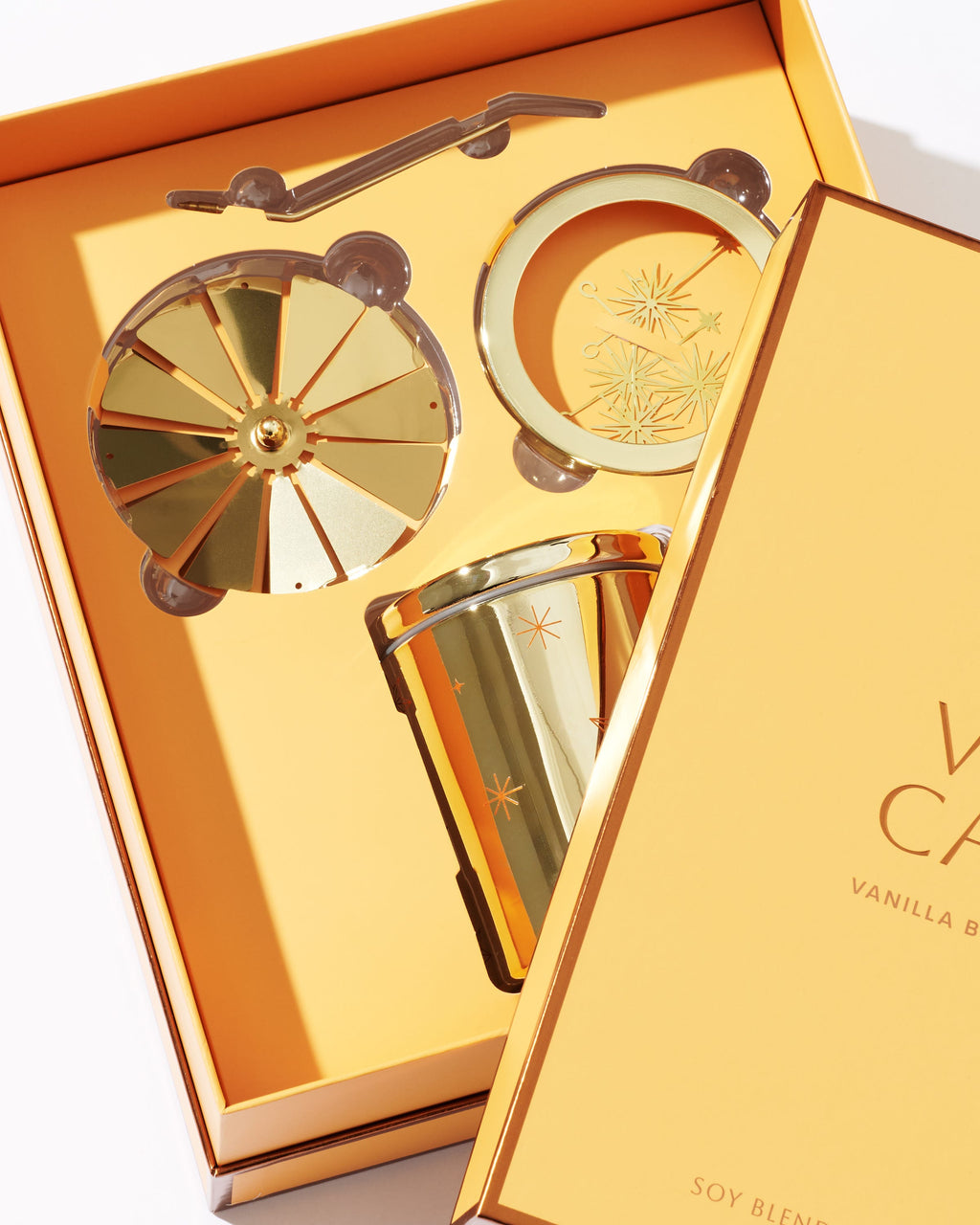 Vanilla Caramel Soy Blend Scented Candle Carousel Set 380 g