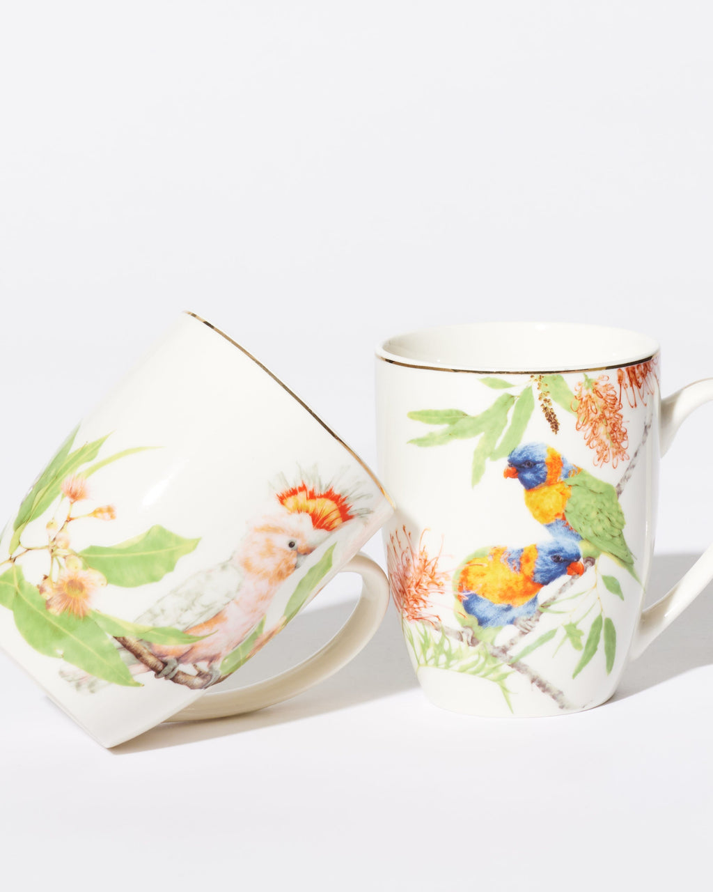 Birds of Australia Ceramic Mugs 2 Pack