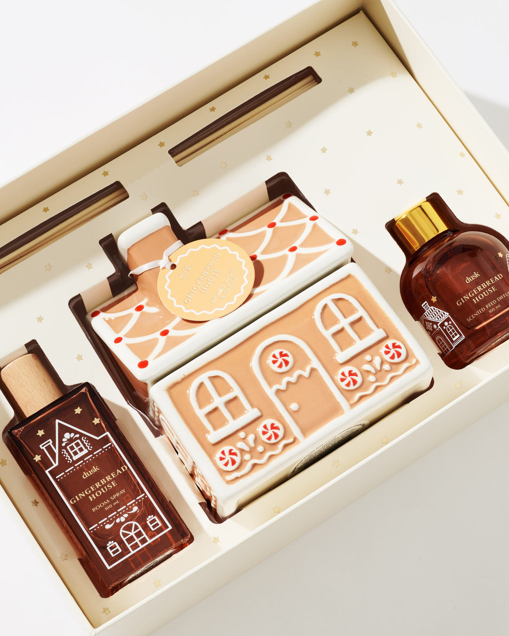 Gingerbread House Home Fragrance Gift Set
