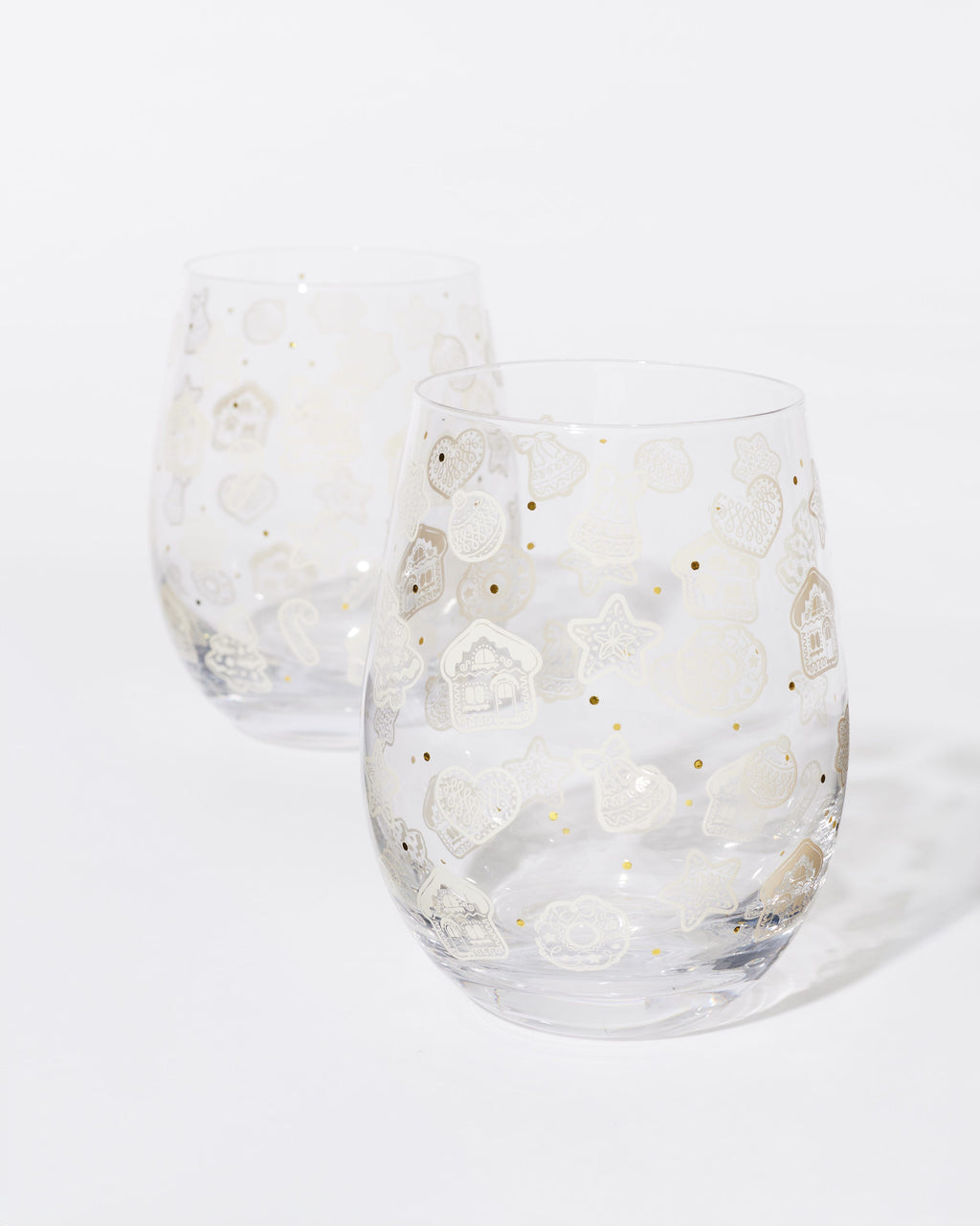 Gingerbread House Wine Glasses 2 Pack