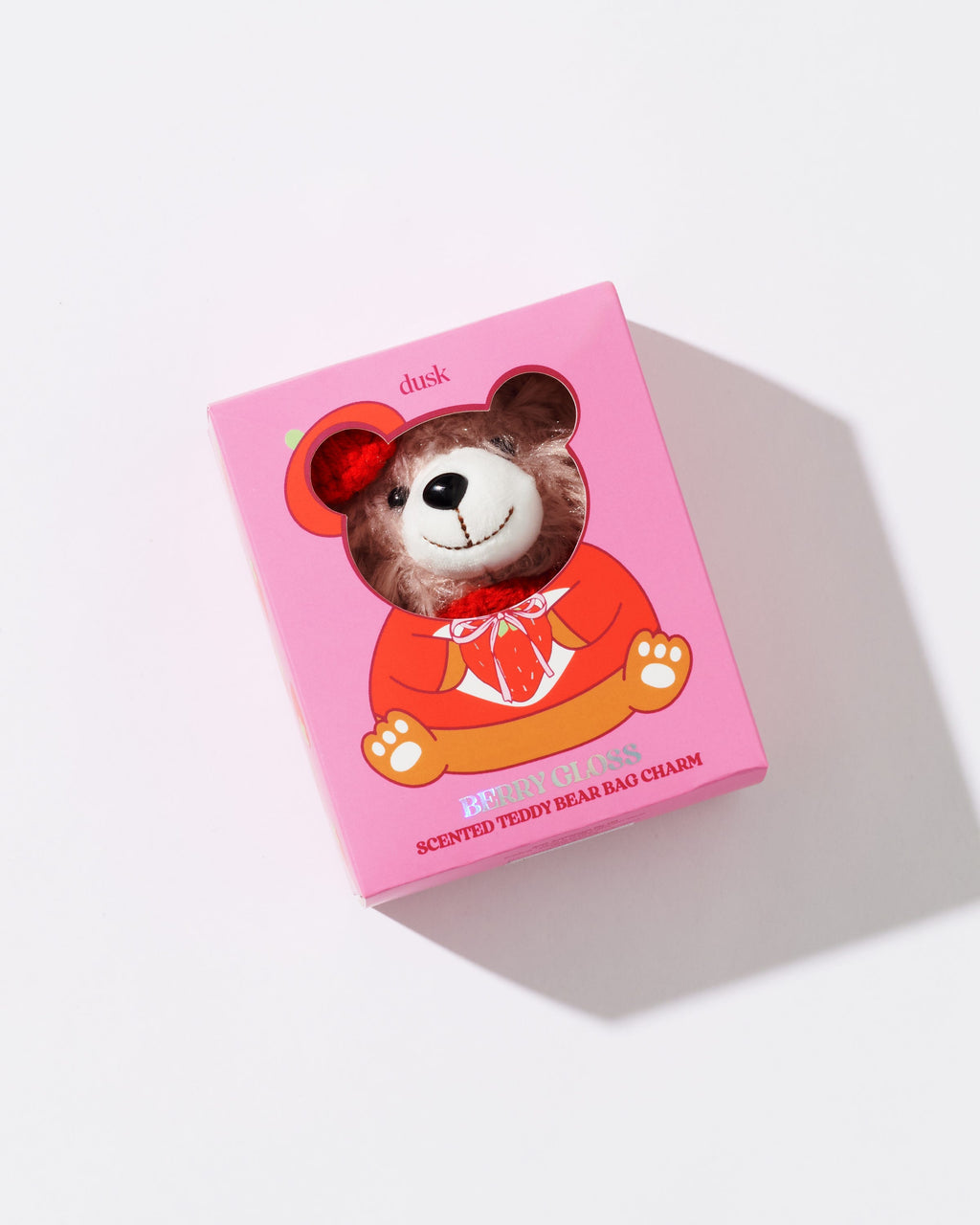 Berry Gloss Scented Teddy Bear Bag Charm