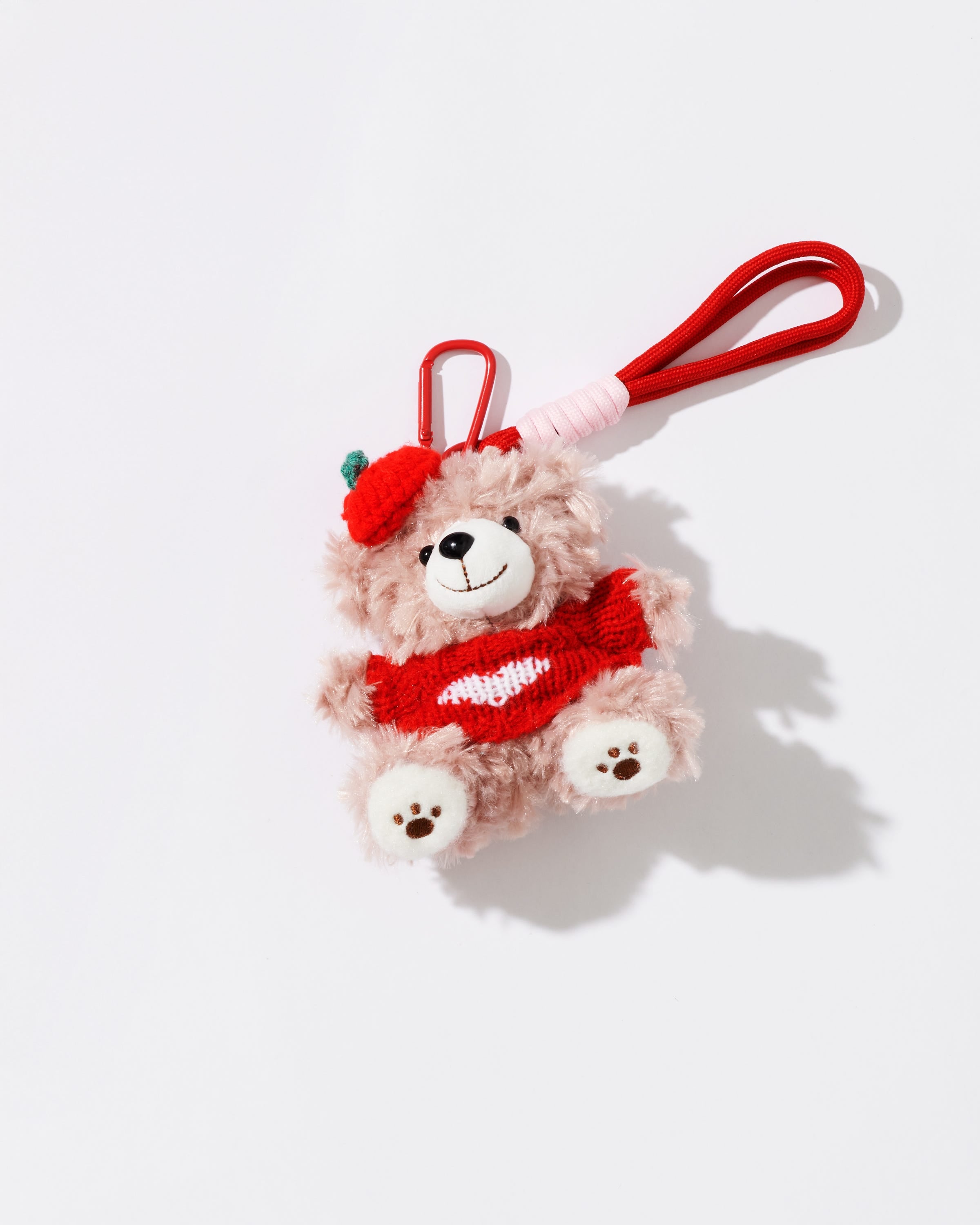 Berry Gloss Scented Teddy Bear Bag Charm