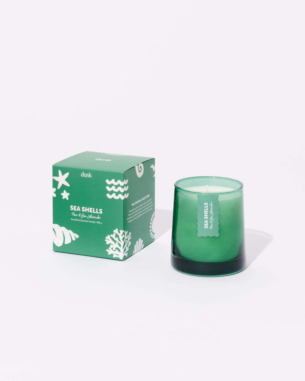 Sea Shells Soy Blend Scented Candle 195g