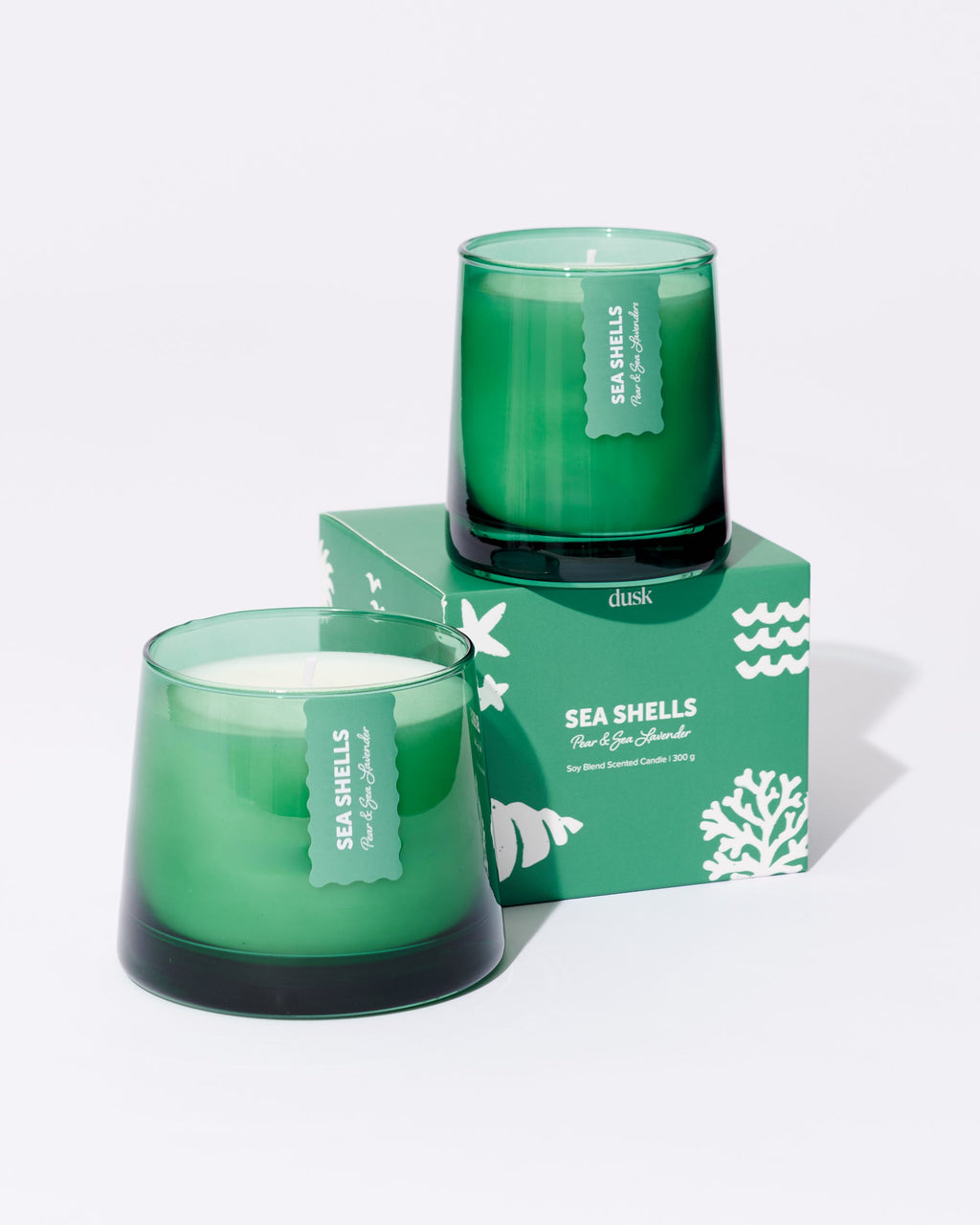 Sea Shells Soy Blend Scented Candle 195g
