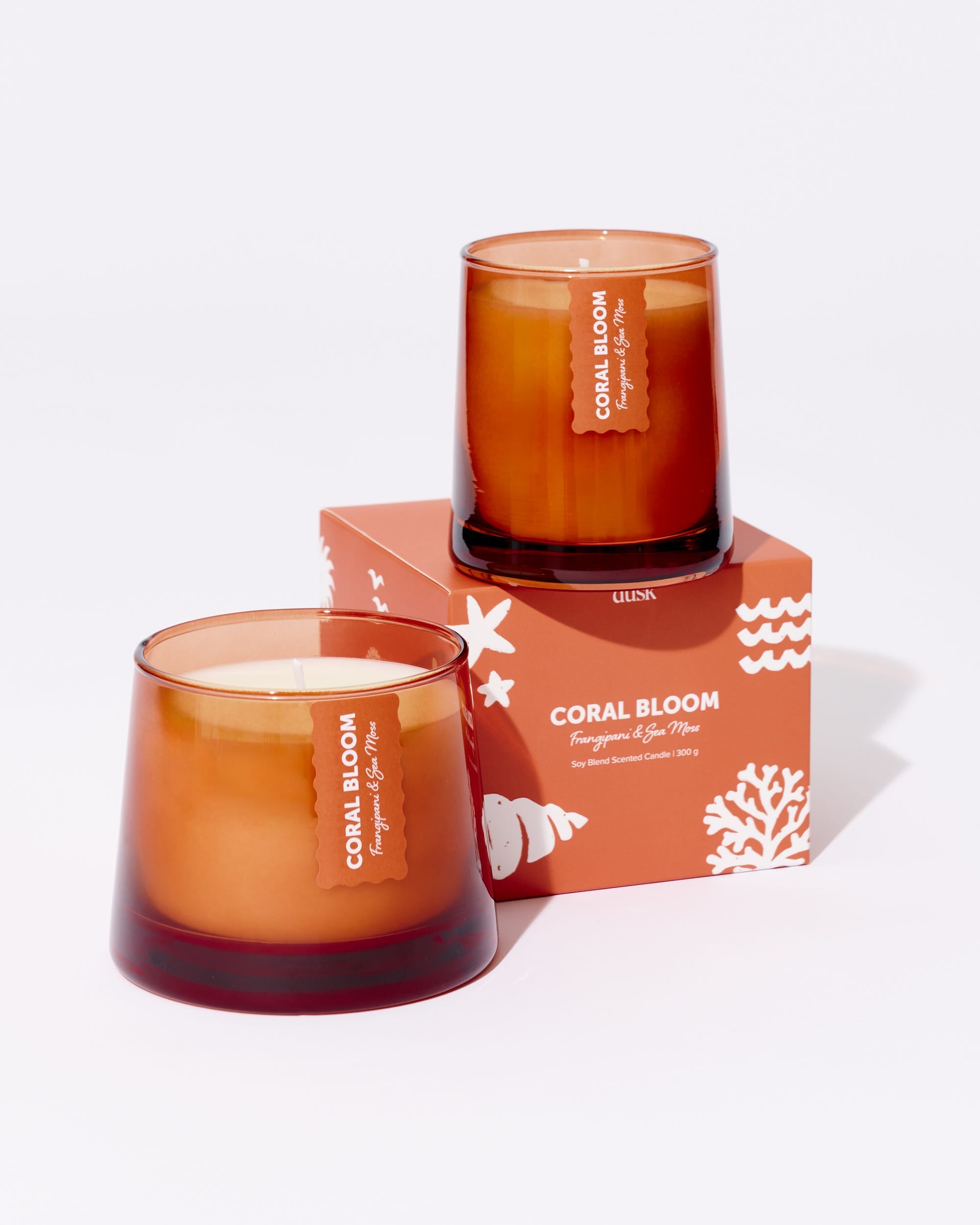 Coral Bloom Soy Blend Scented Candle 300g