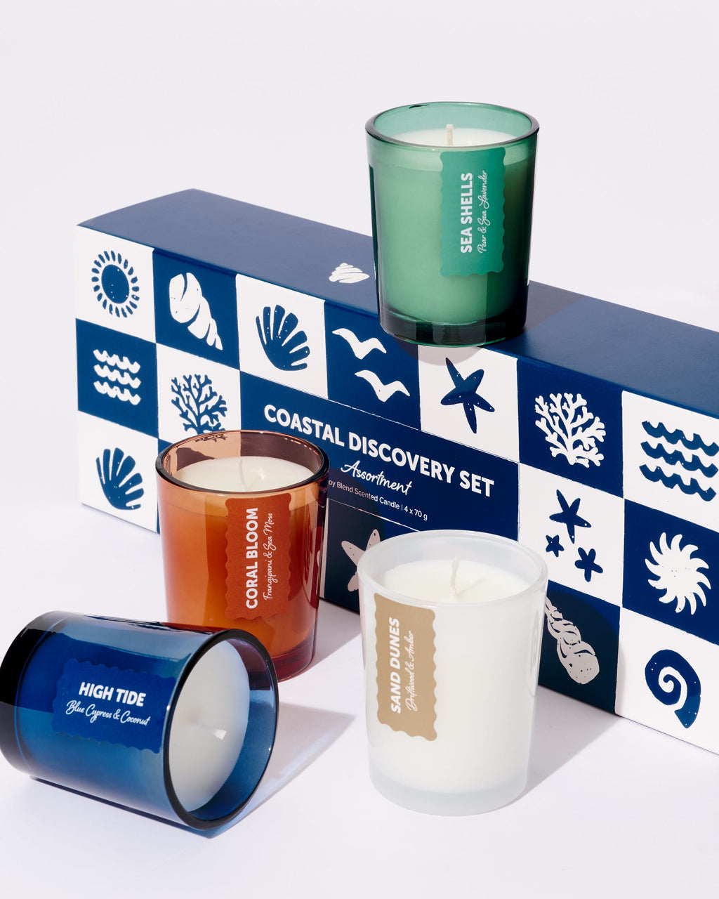 Coastal Discovery Candle Set 4 Pack