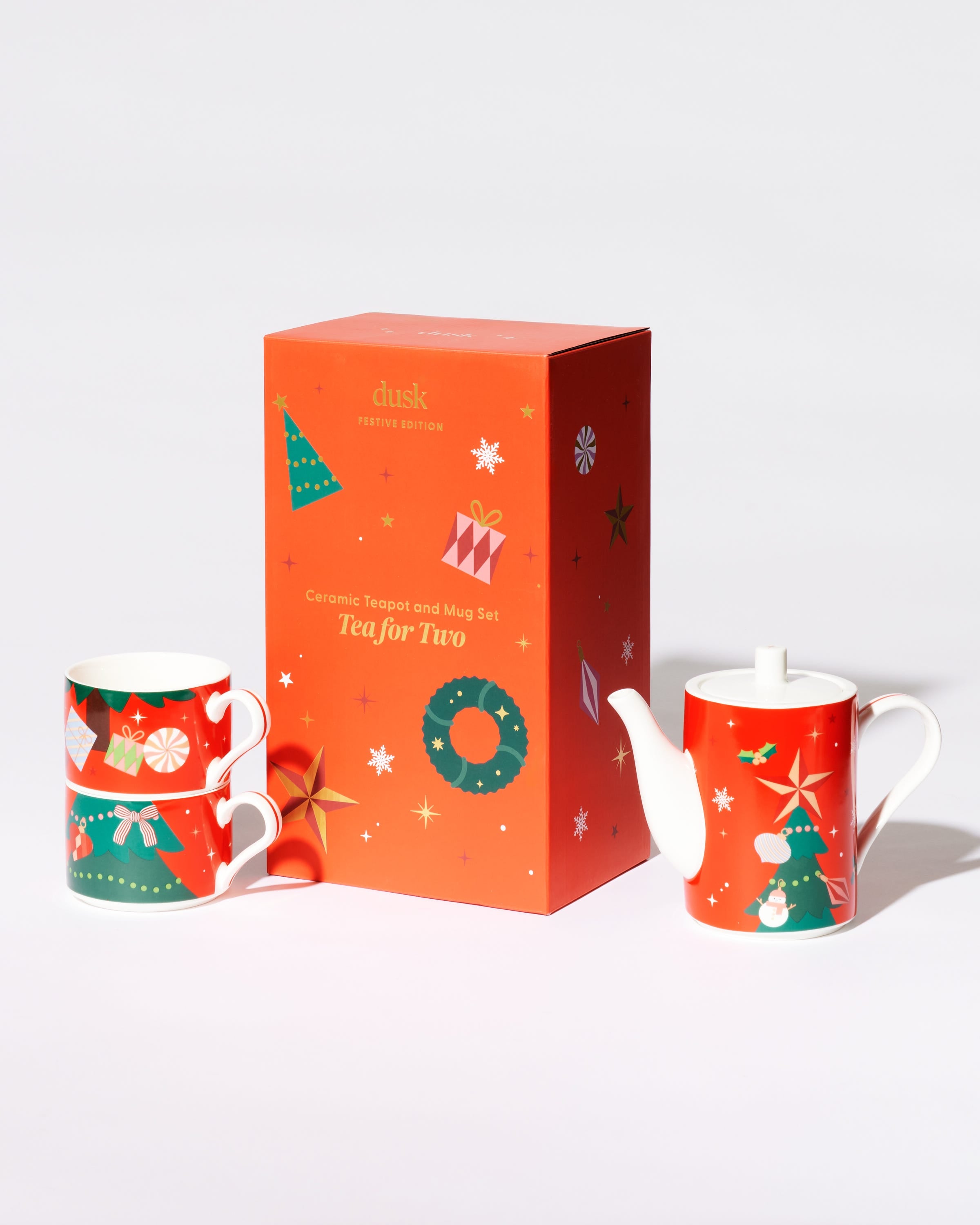 Tea for Two Teapot & Mugs Set