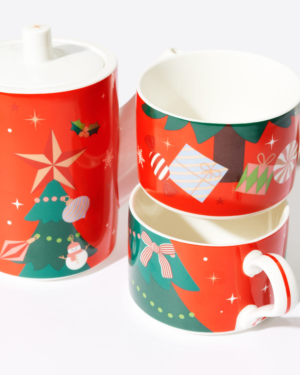 Tea for Two Teapot & Mugs Set