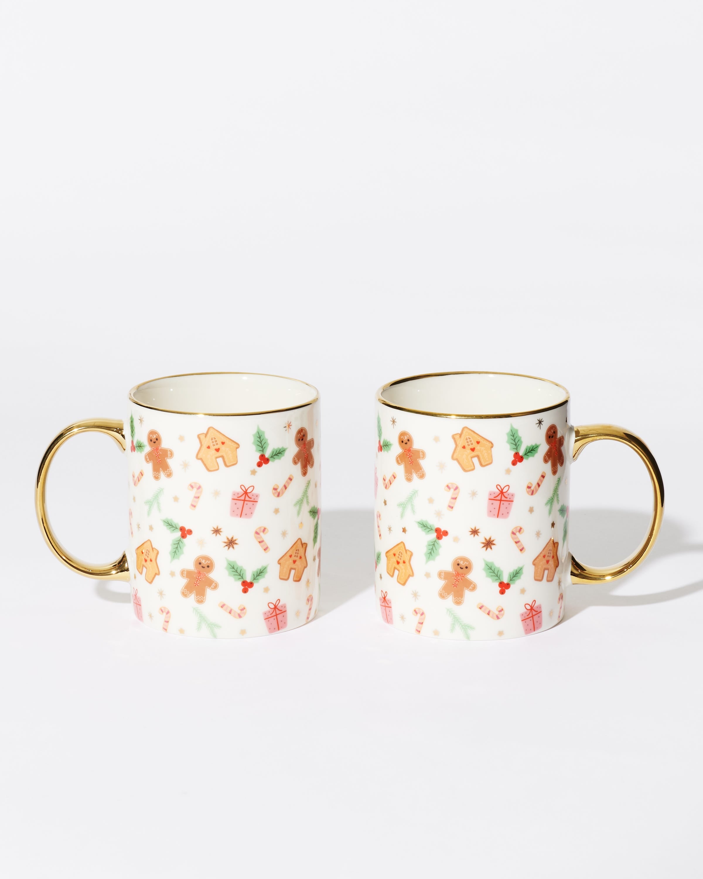 Gingerbread House Ceramic Mugs 2 Pack
