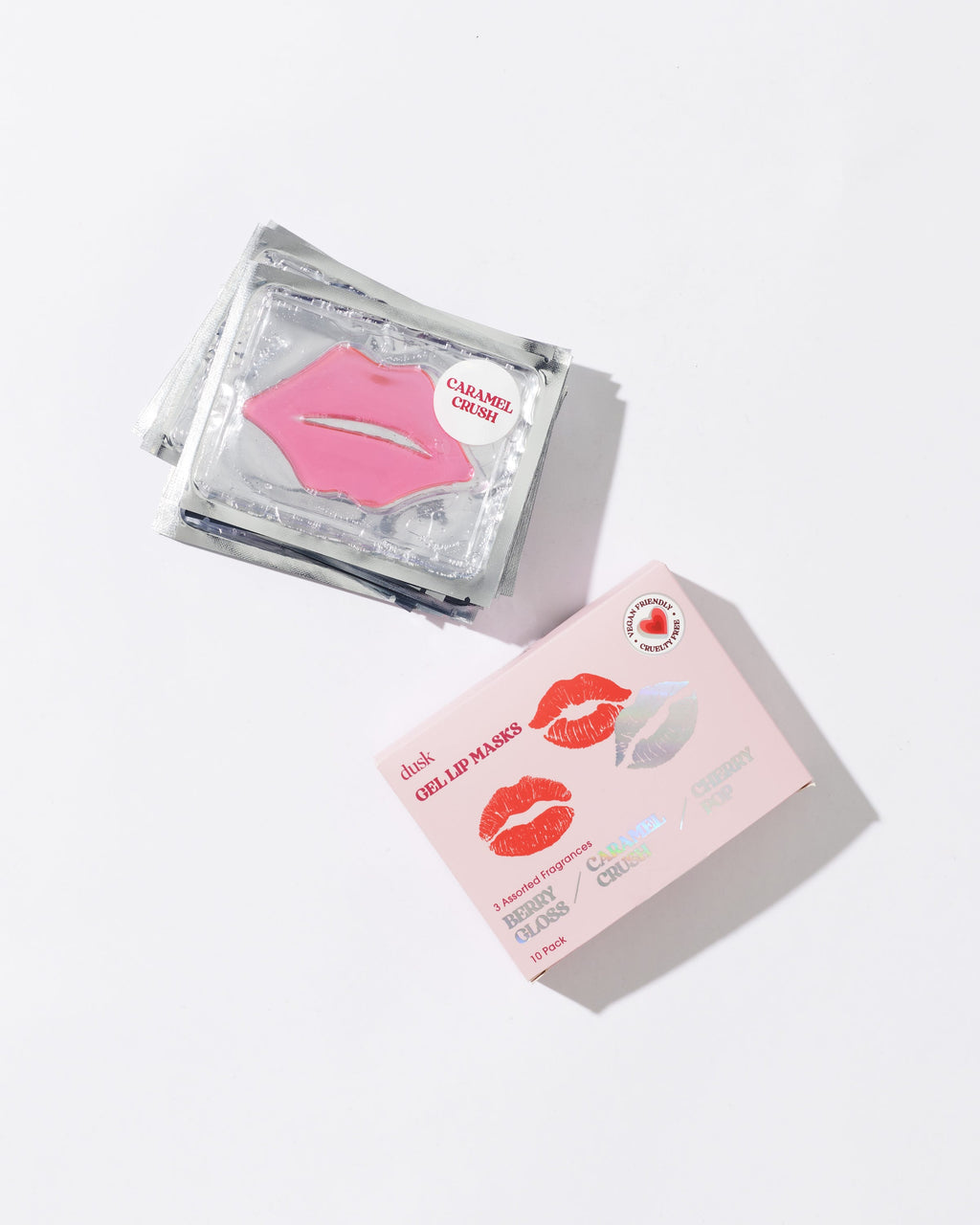 Gel Lip Masks Assorted 10 Pack