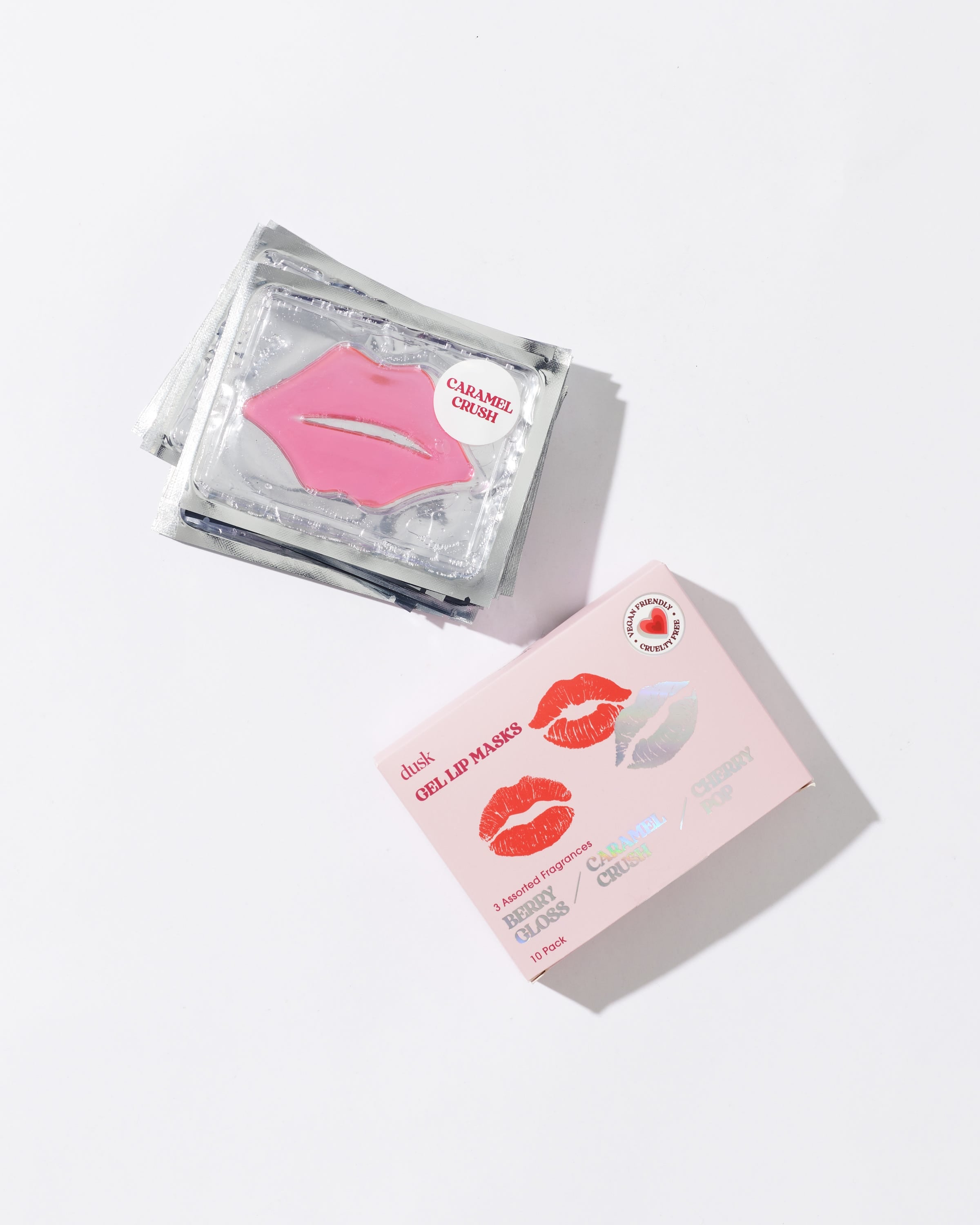 Gel Lip Masks Assorted 10 Pack
