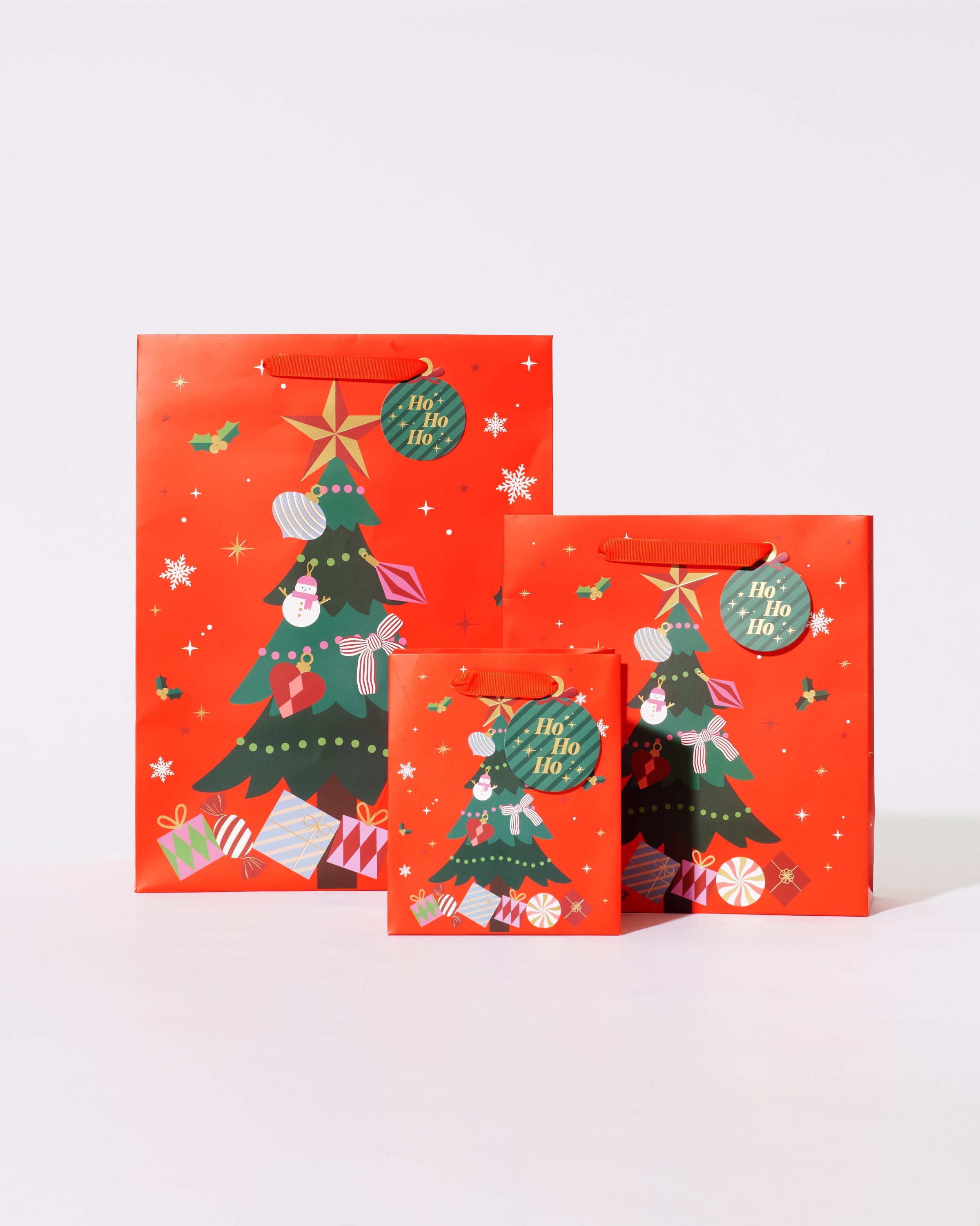 Christmas Festive Gift Bags - L