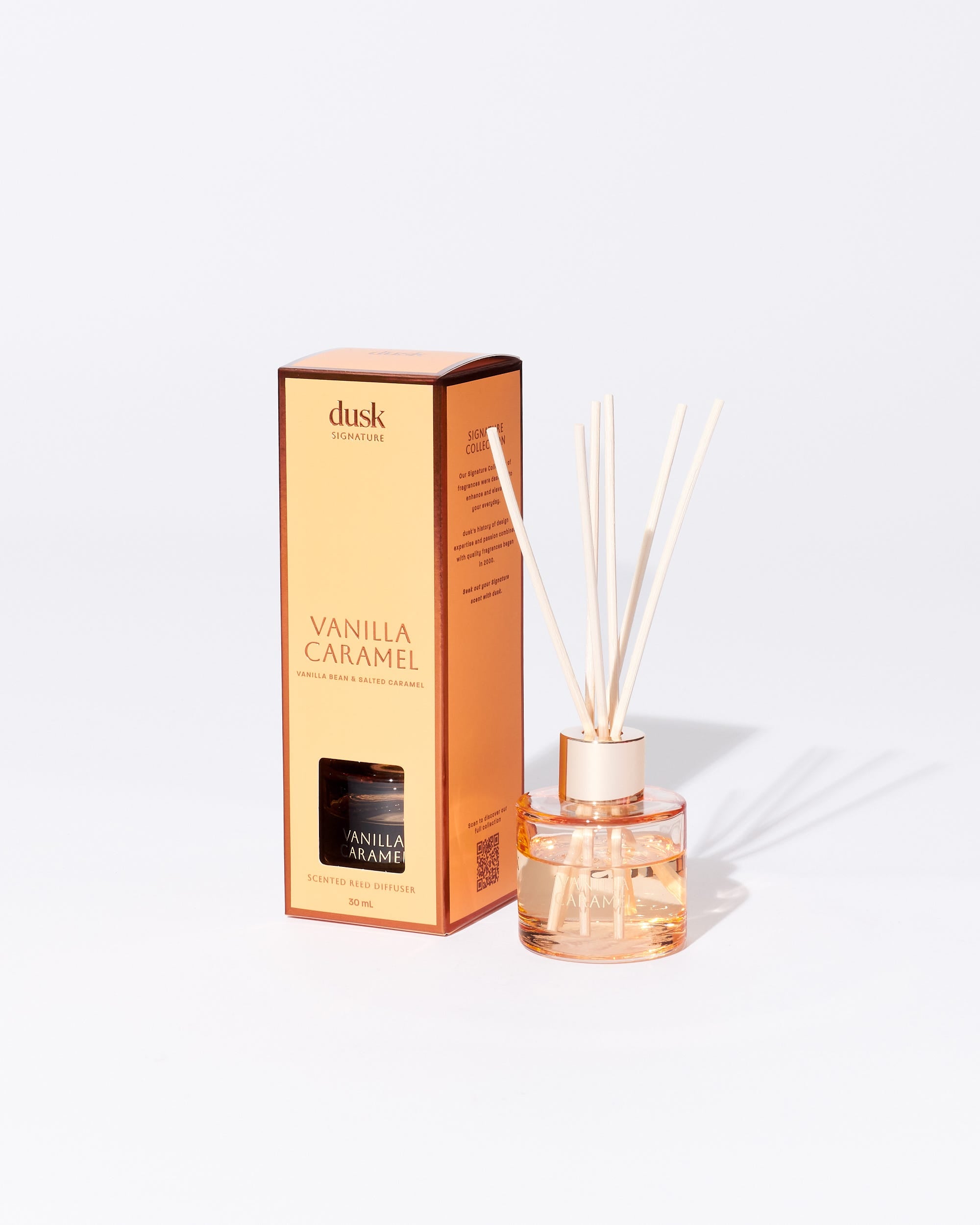 Vanilla Caramel Scented Reed Diffuser 30mL