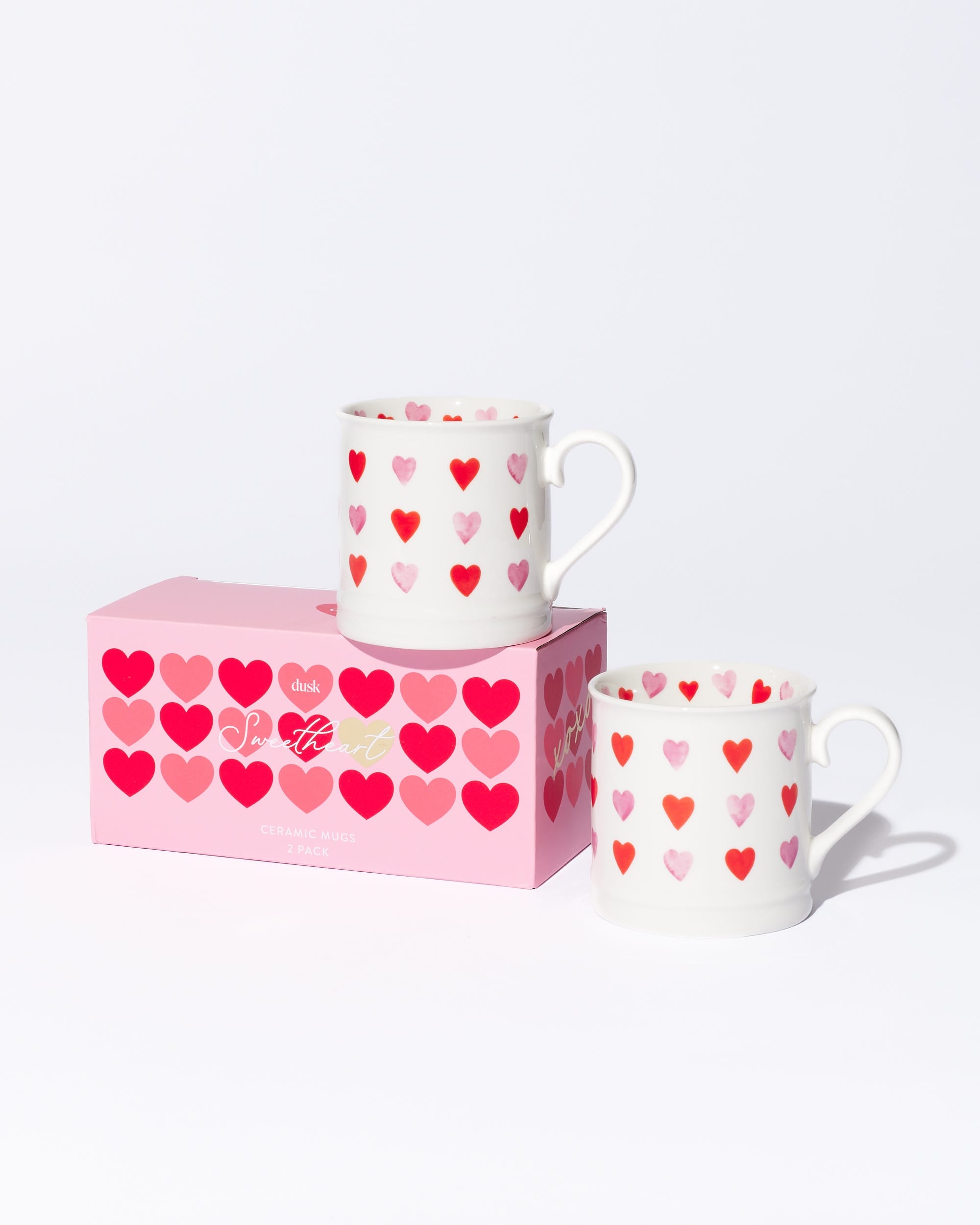 Heart Mugs 2 Pack