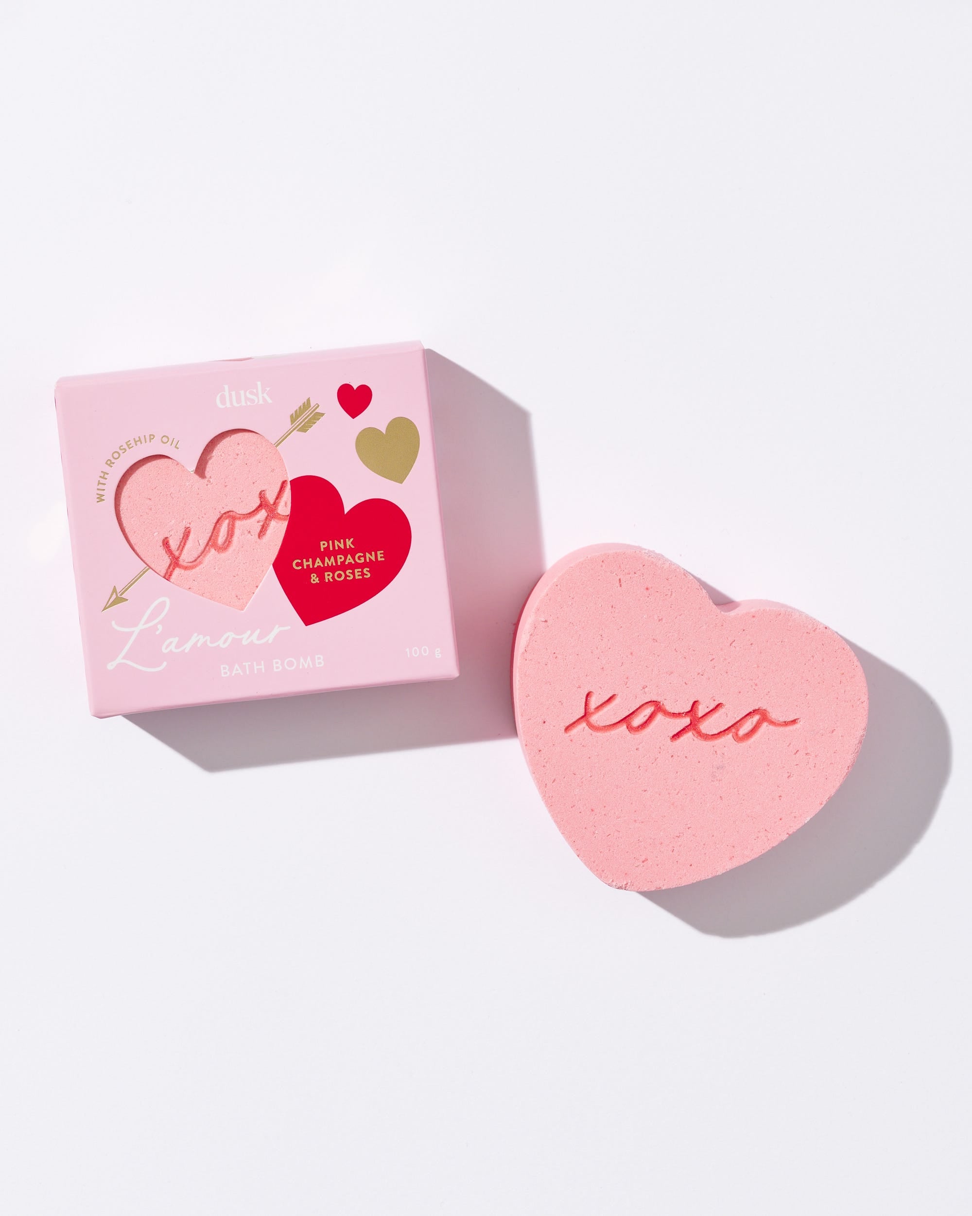 L'amour Heart Bath Bomb 1 Pack