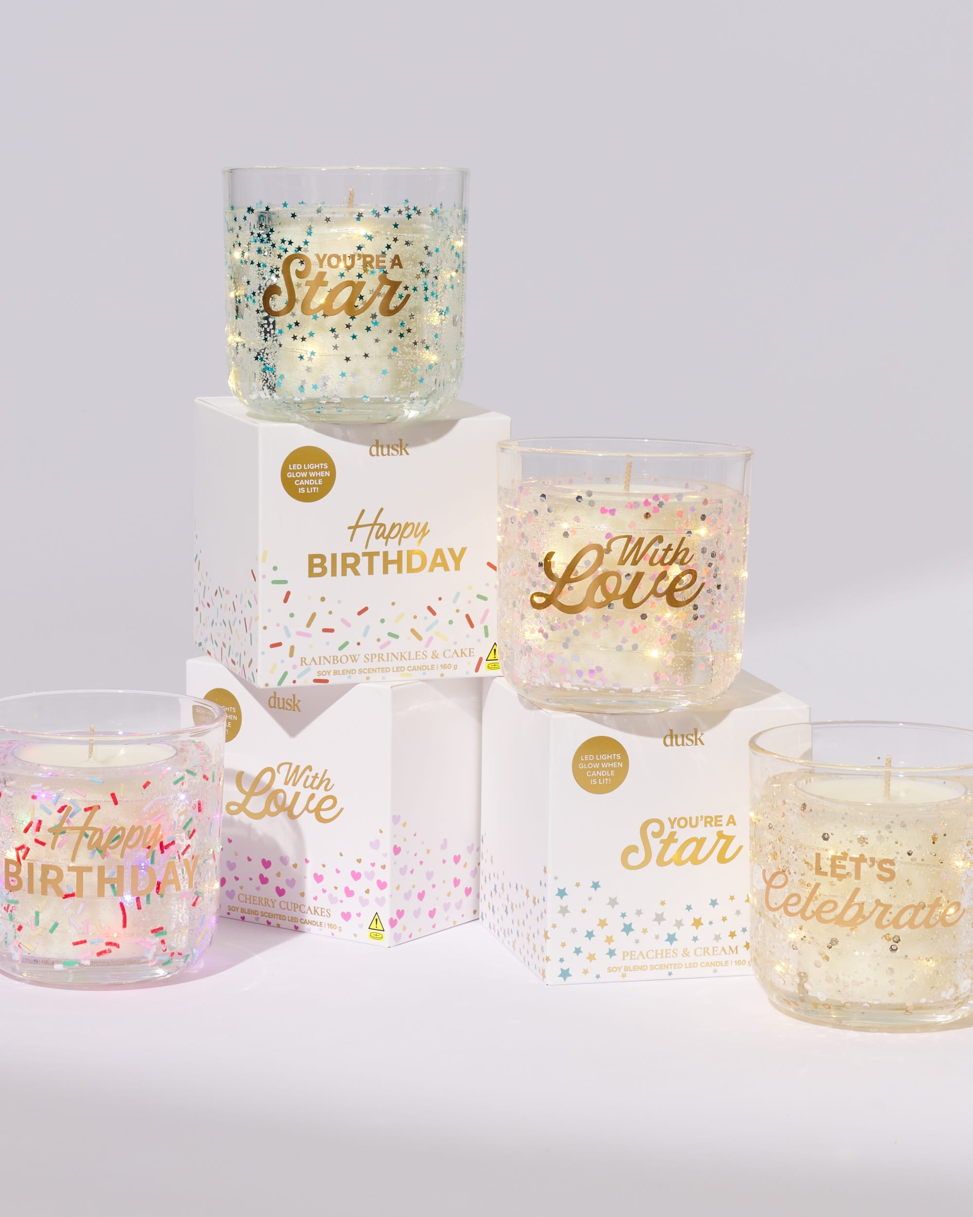 Happy Birthday LED Light Up Candle 160g