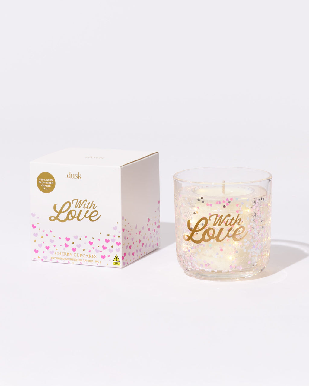 With Love LED Light Up Candle 160g