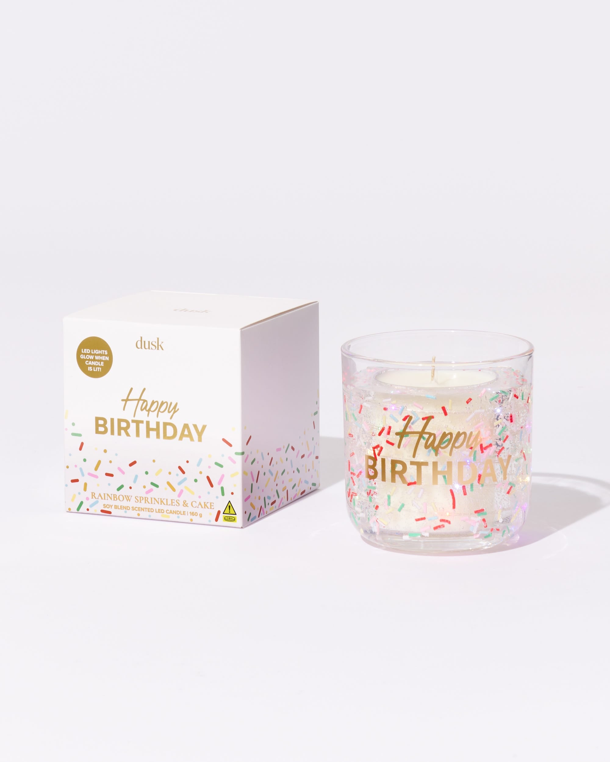 Happy Birthday LED Light Up Candle 160g