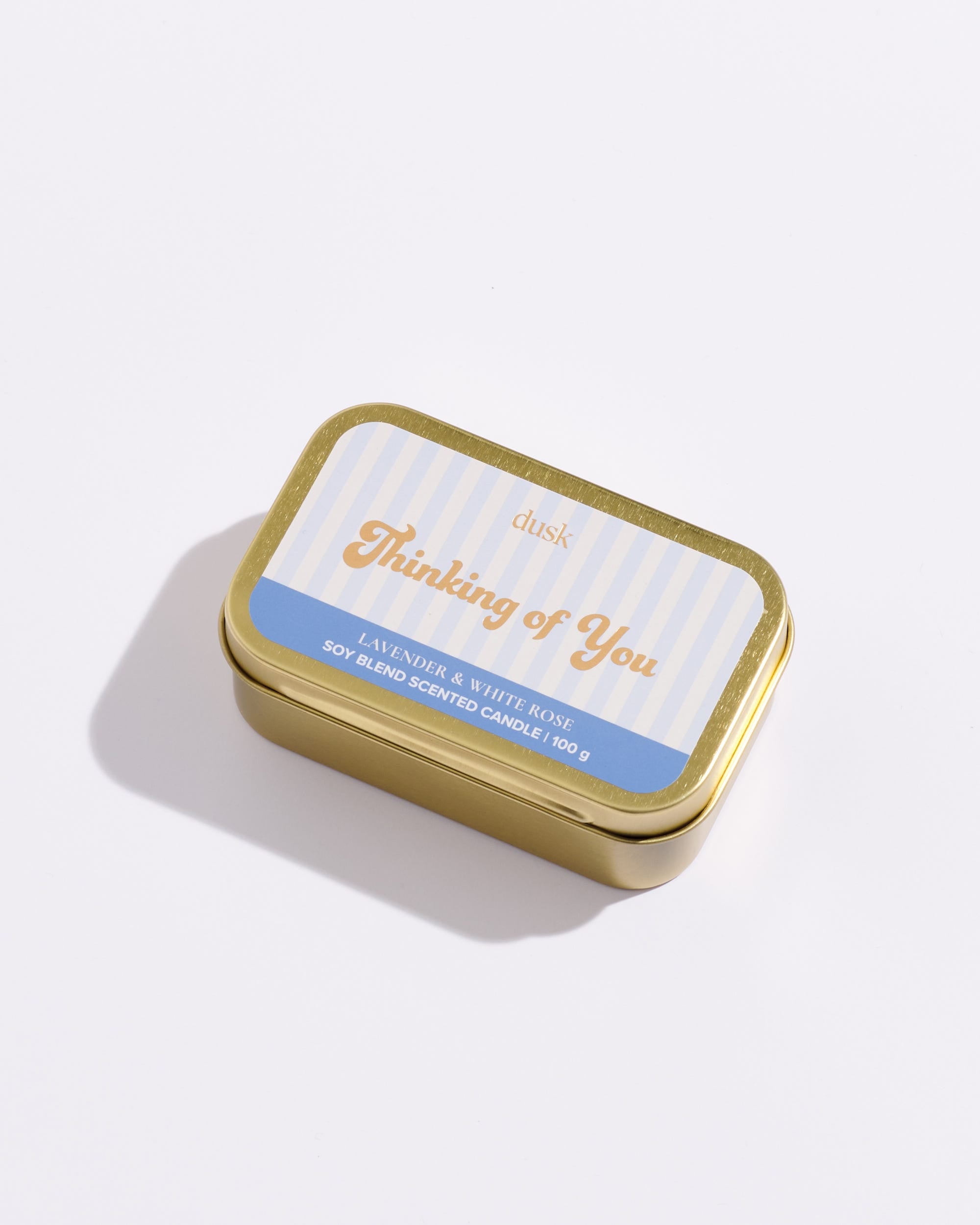 Thinking Of You Message Tin Candle 100g