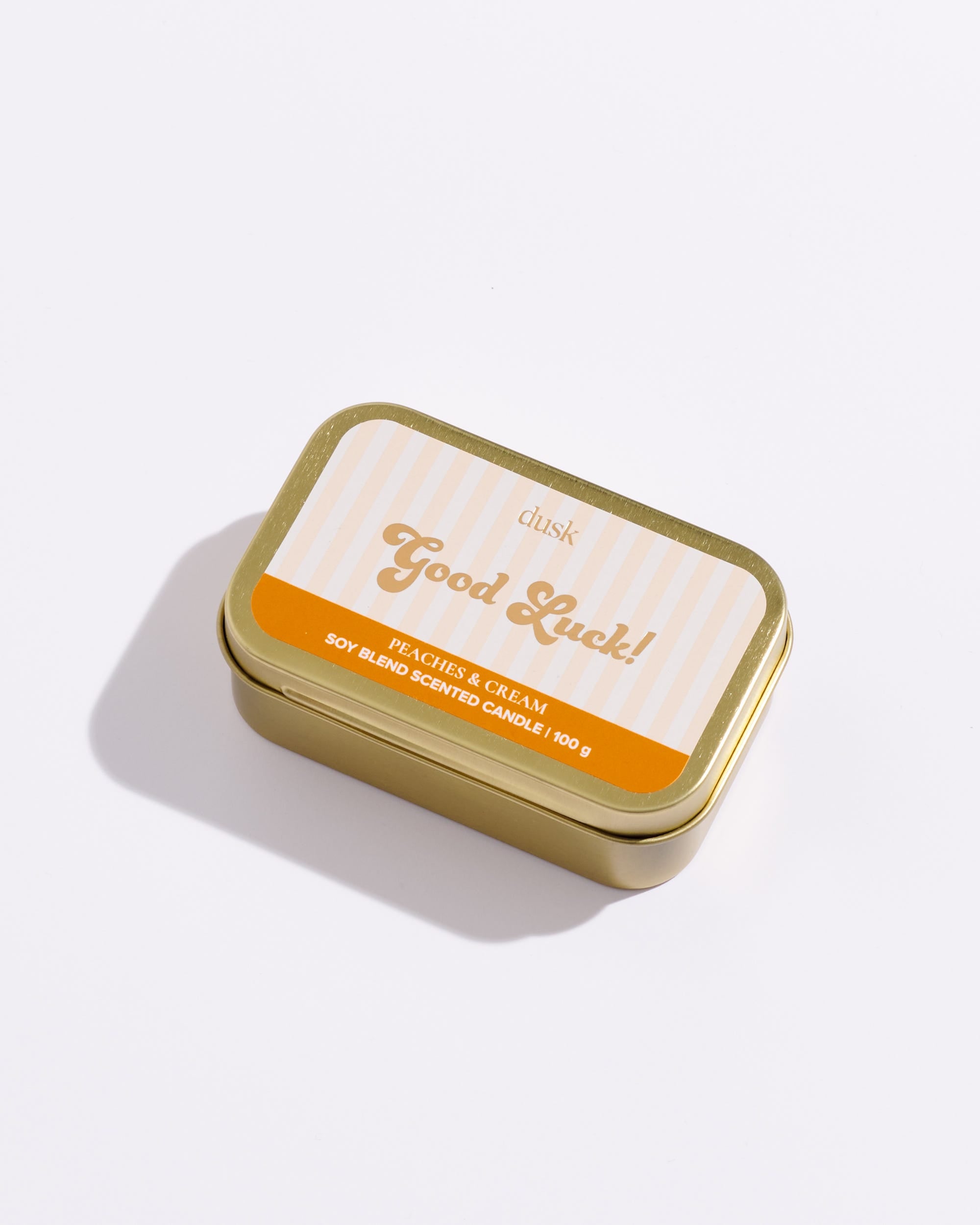 Good Luck Message Tin Candle 100g