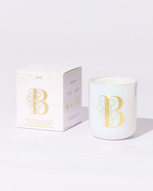 B Monogram Candle 220g