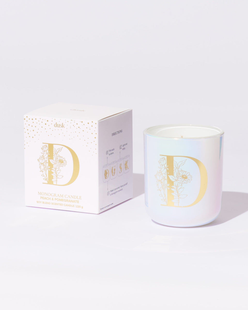 D Monogram Candle 220g